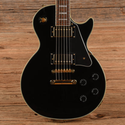 Epiphone Les Paul Custom Ebony 2001 Electric Guitars / Solid Body