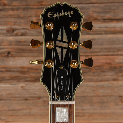 Epiphone Les Paul Custom Ebony 2001 Electric Guitars / Solid Body