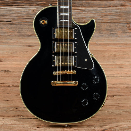 Epiphone Les Paul Custom Ebony 2003 Electric Guitars / Solid Body