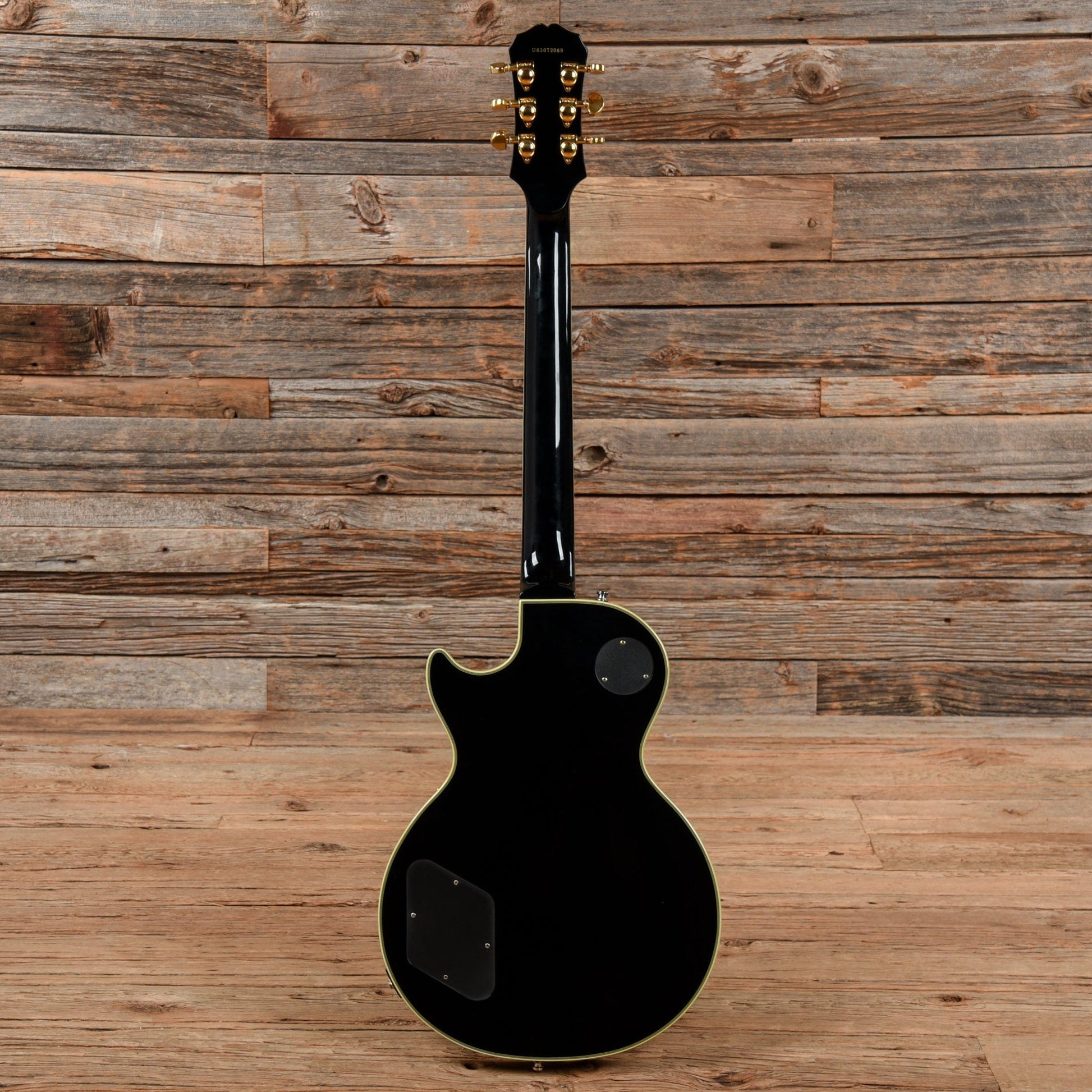 Epiphone Les Paul Custom Ebony 2003 Electric Guitars / Solid Body