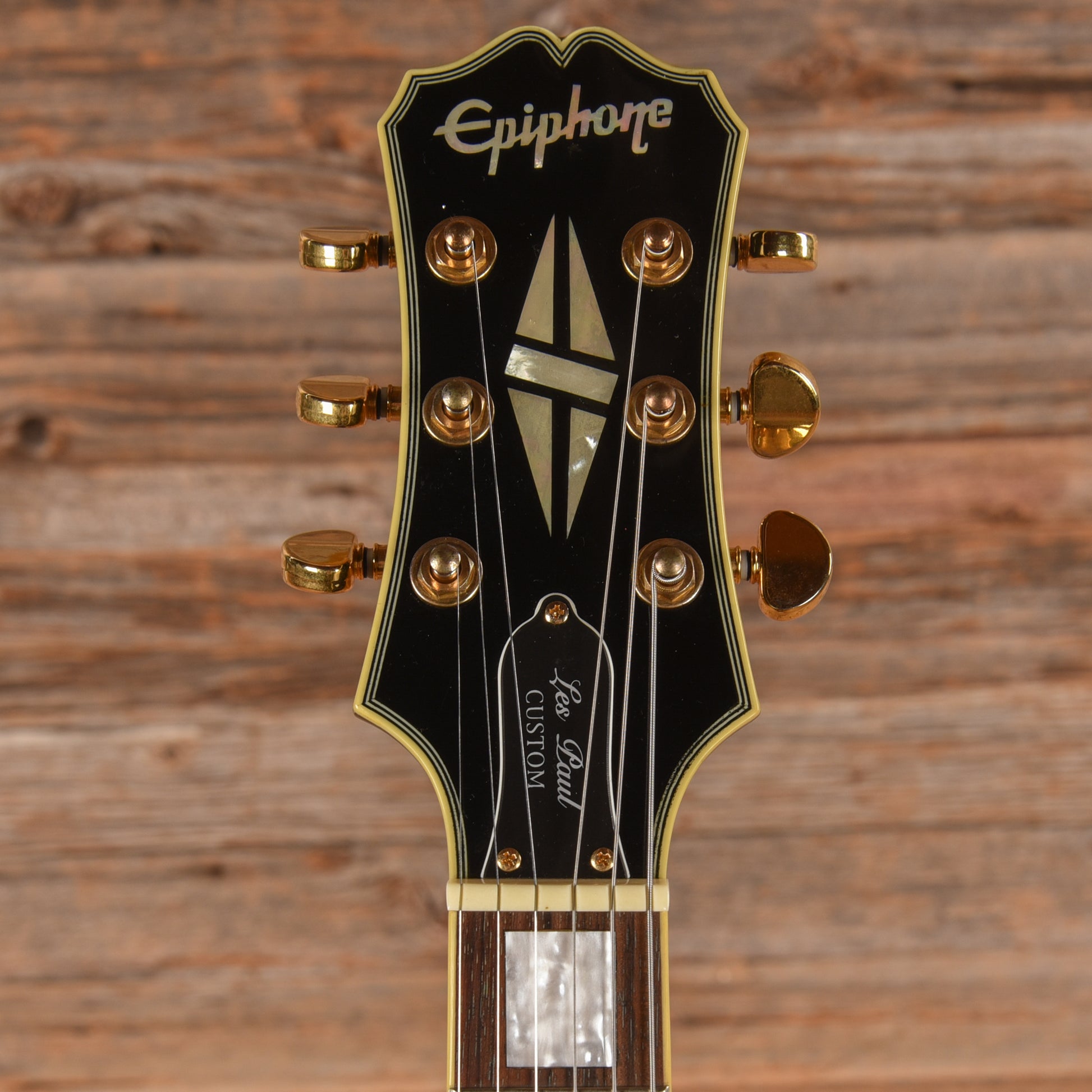 Epiphone Les Paul Custom Ebony 2005 LEFTY Electric Guitars / Solid Body