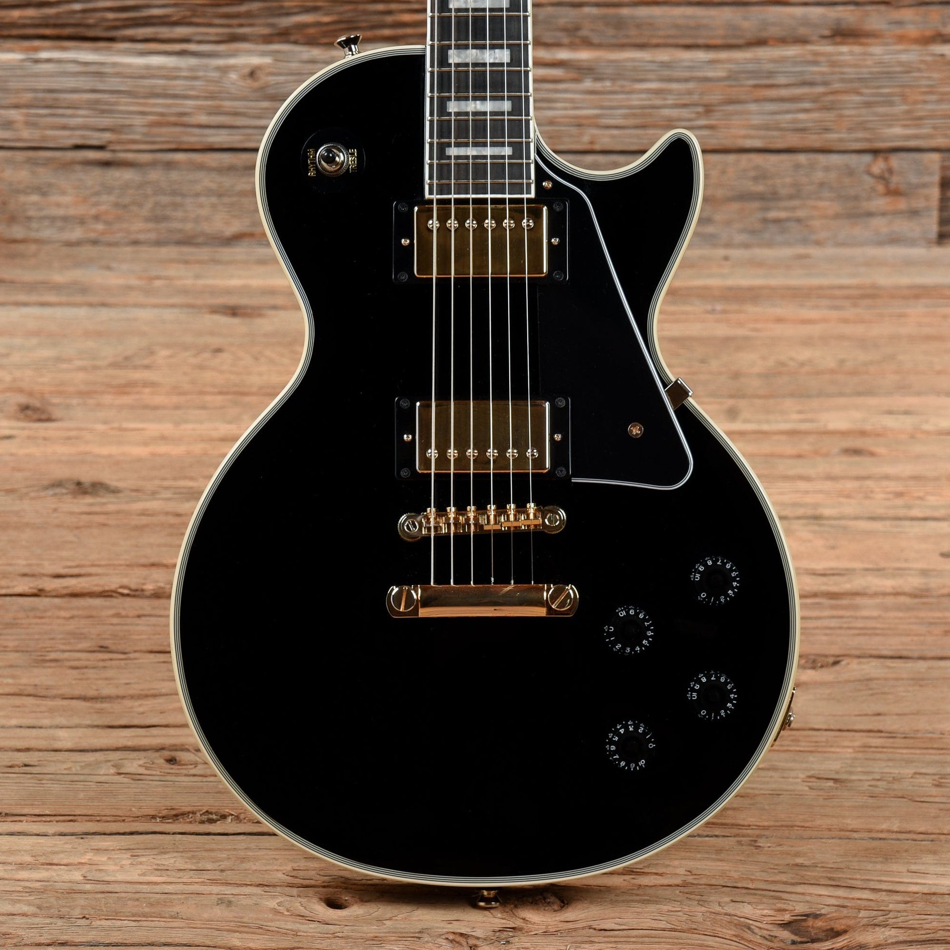 Epiphone Les Paul Custom Ebony 2021 Electric Guitars / Solid Body