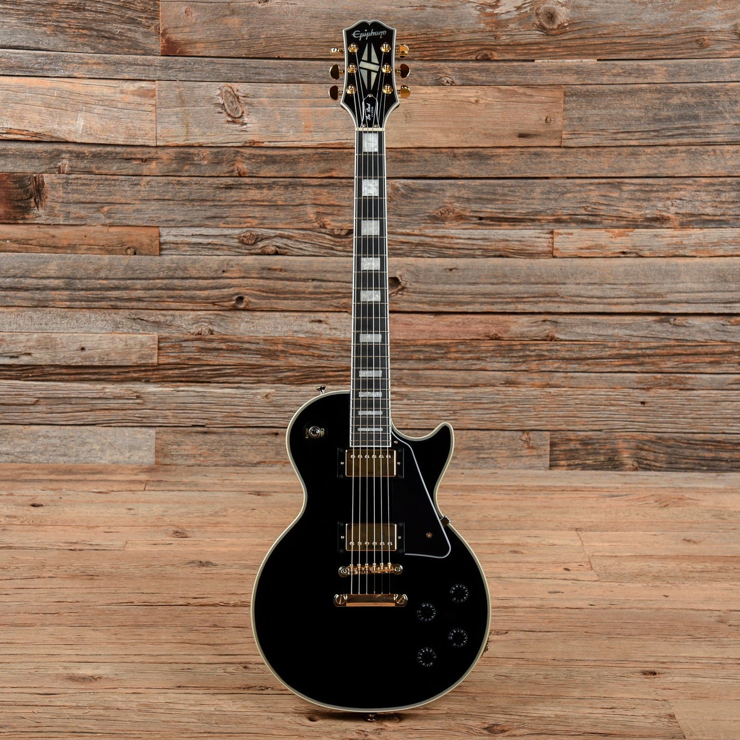 Epiphone Les Paul Custom Ebony 2021 Electric Guitars / Solid Body