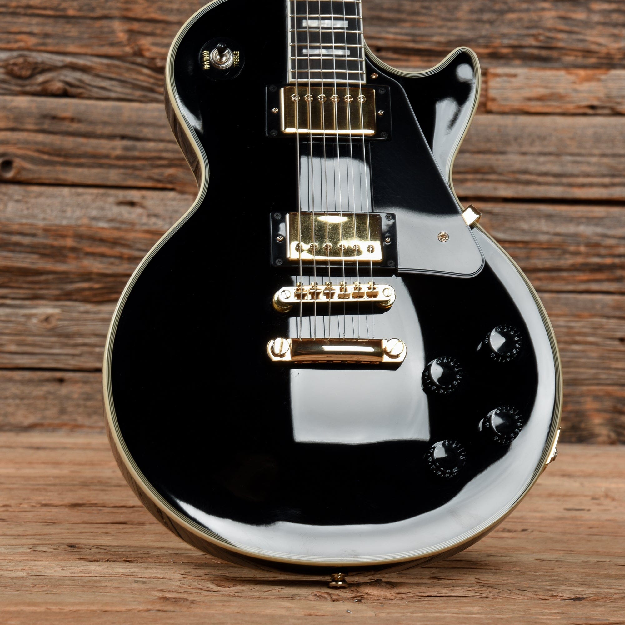 Epiphone Les Paul Custom Ebony 2021 Electric Guitars / Solid Body