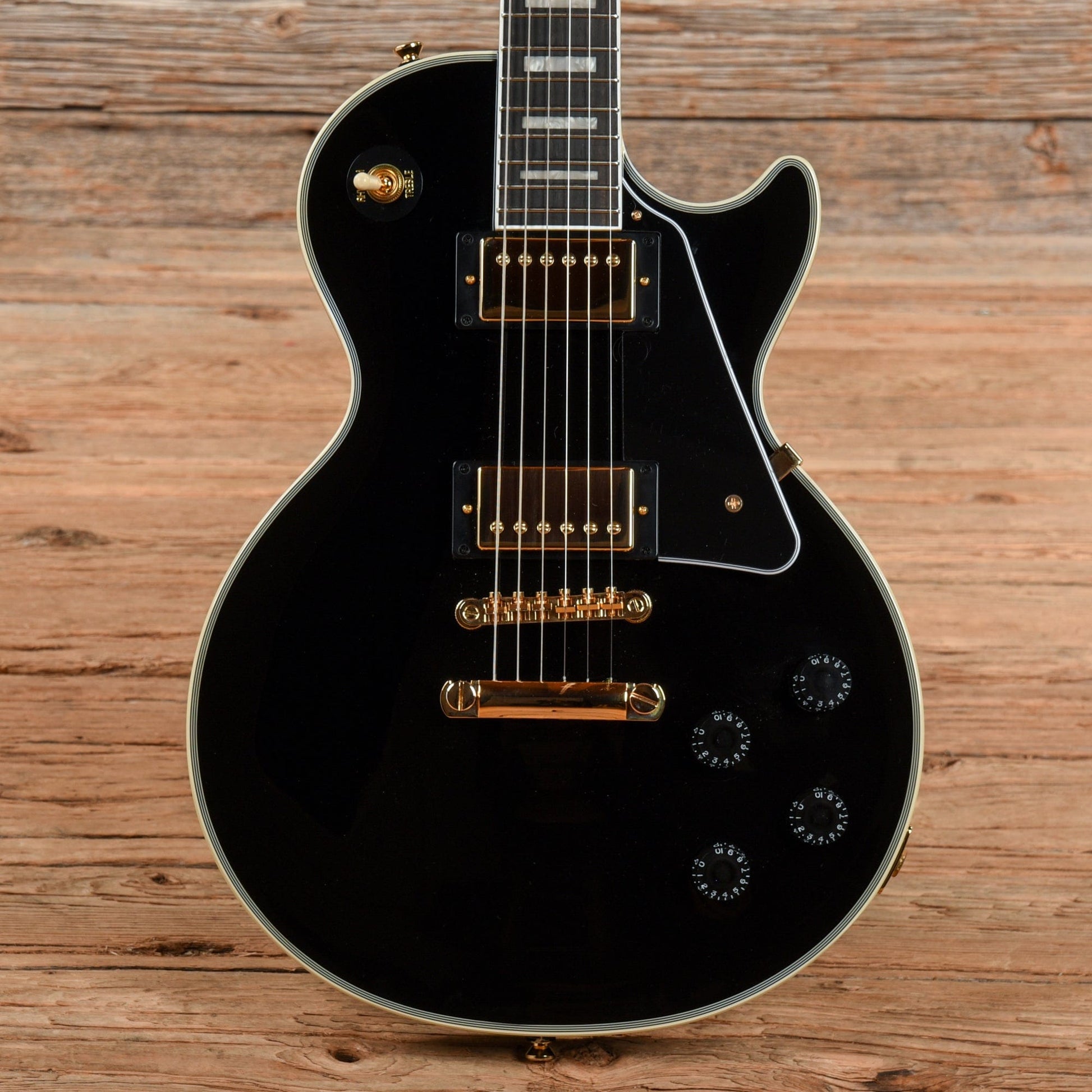 Epiphone Les Paul Custom Ebony 2021 Electric Guitars / Solid Body