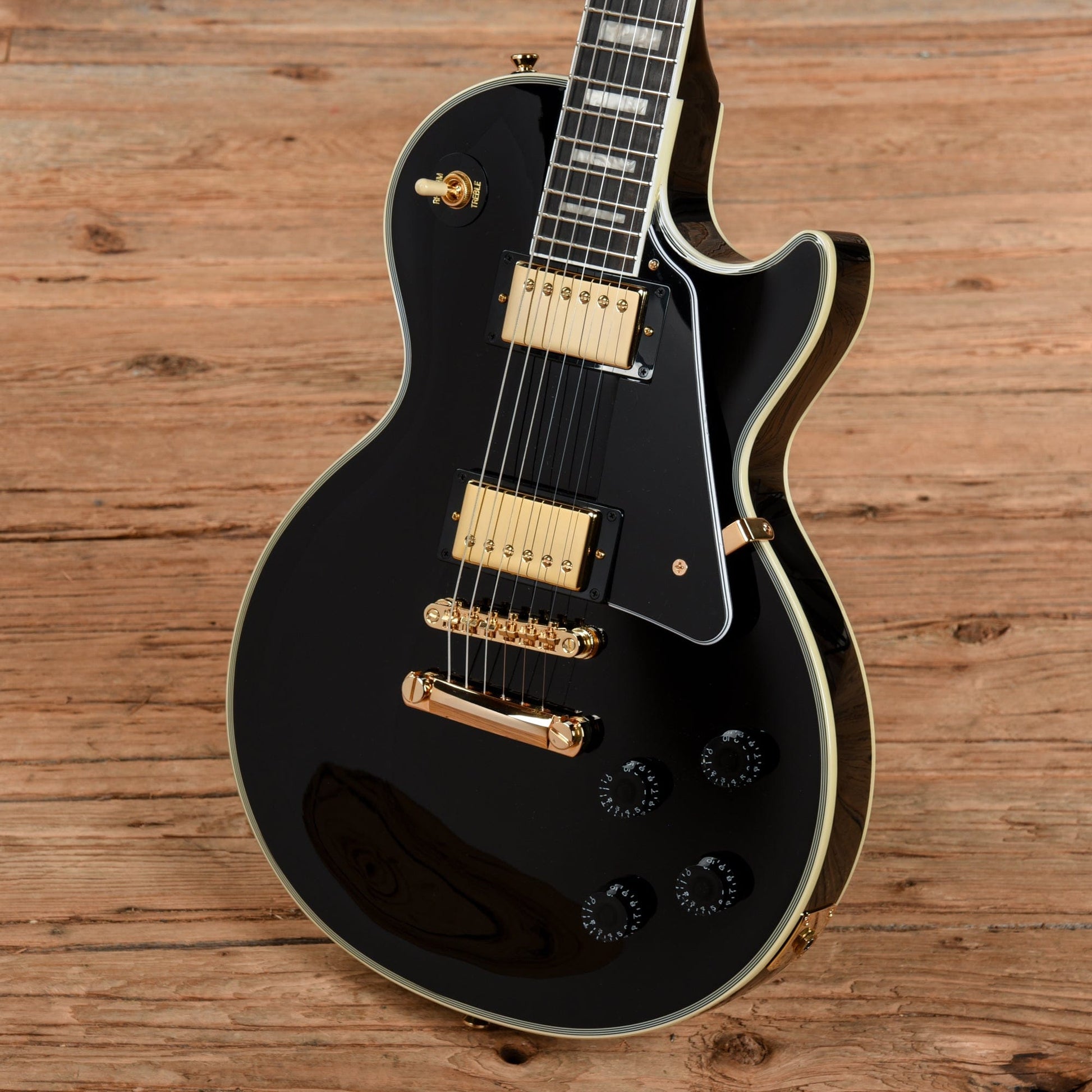 Epiphone Les Paul Custom Ebony 2021 Electric Guitars / Solid Body