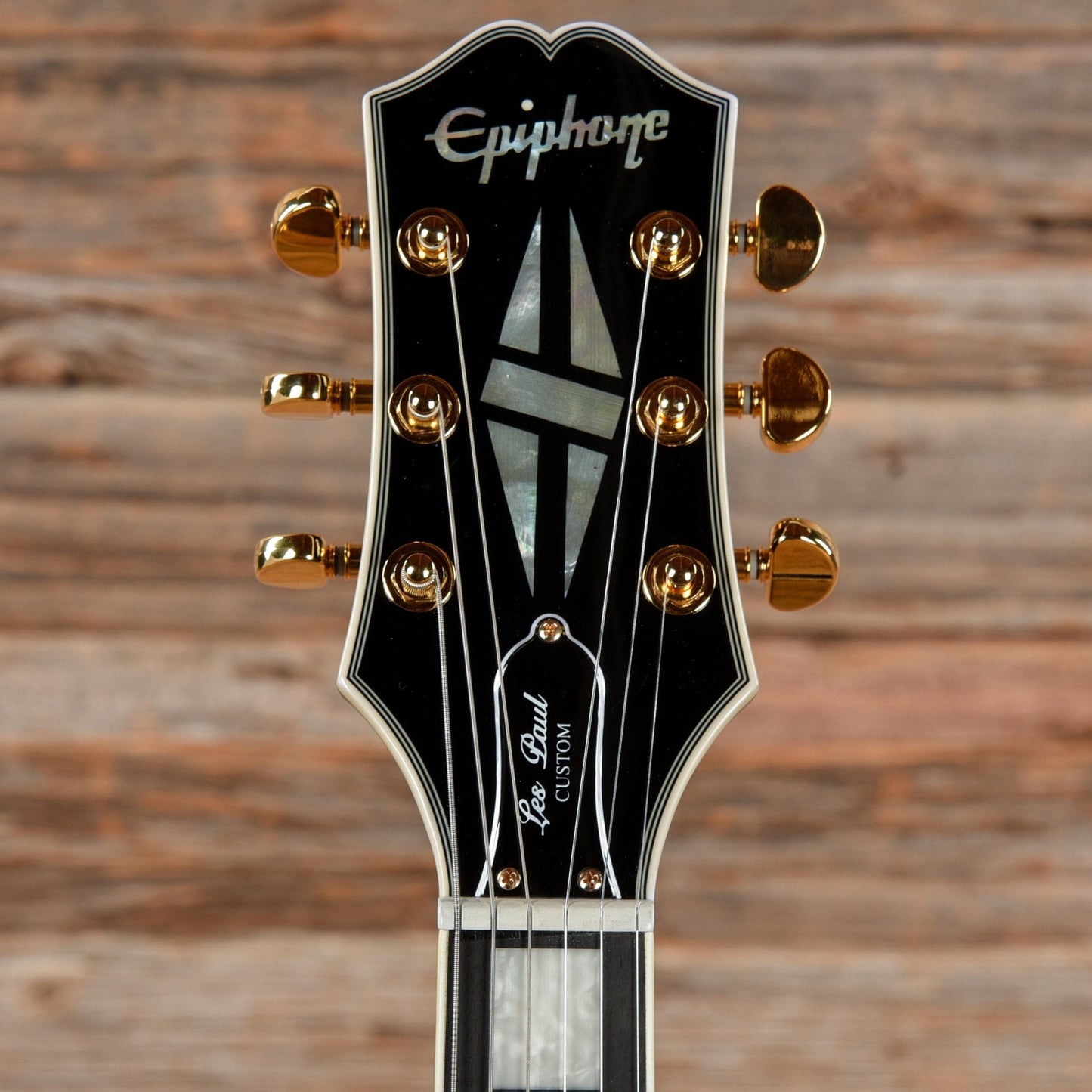 Epiphone Les Paul Custom Ebony 2021 Electric Guitars / Solid Body