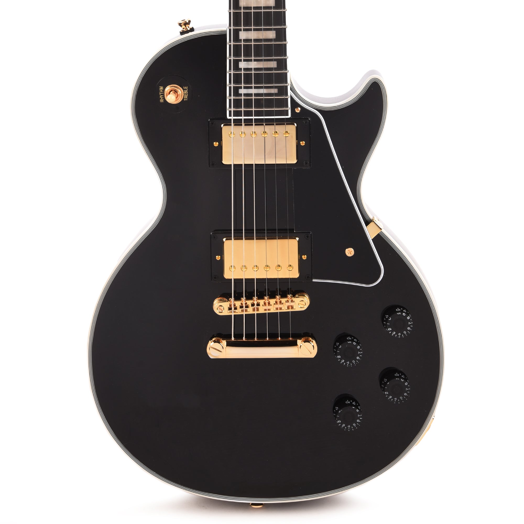 Epiphone Les Paul Custom Ebony Electric Guitars / Solid Body