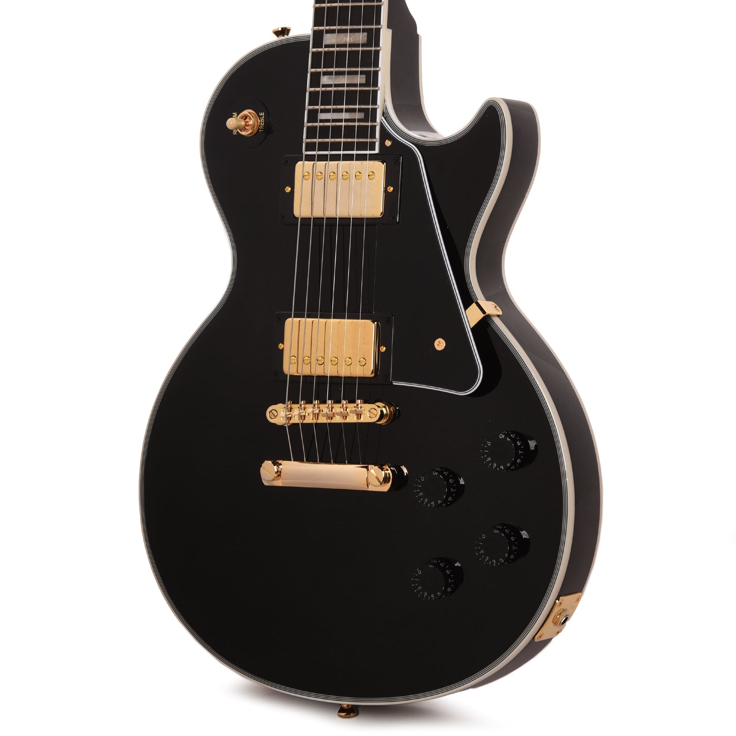 Epiphone Les Paul Custom Ebony Electric Guitars / Solid Body