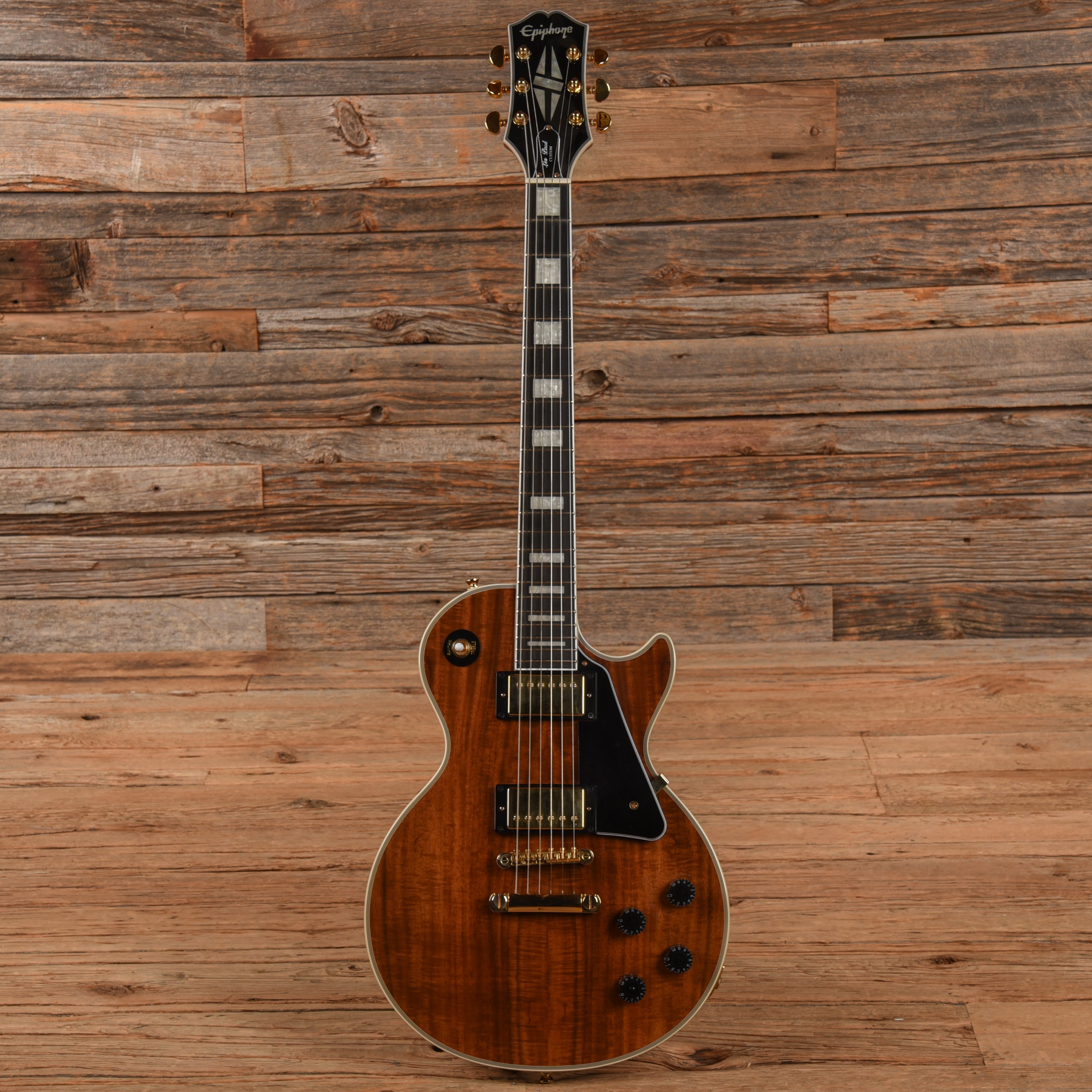 Epiphone Les Paul Custom Koa Koa 2022 Electric Guitars / Solid Body