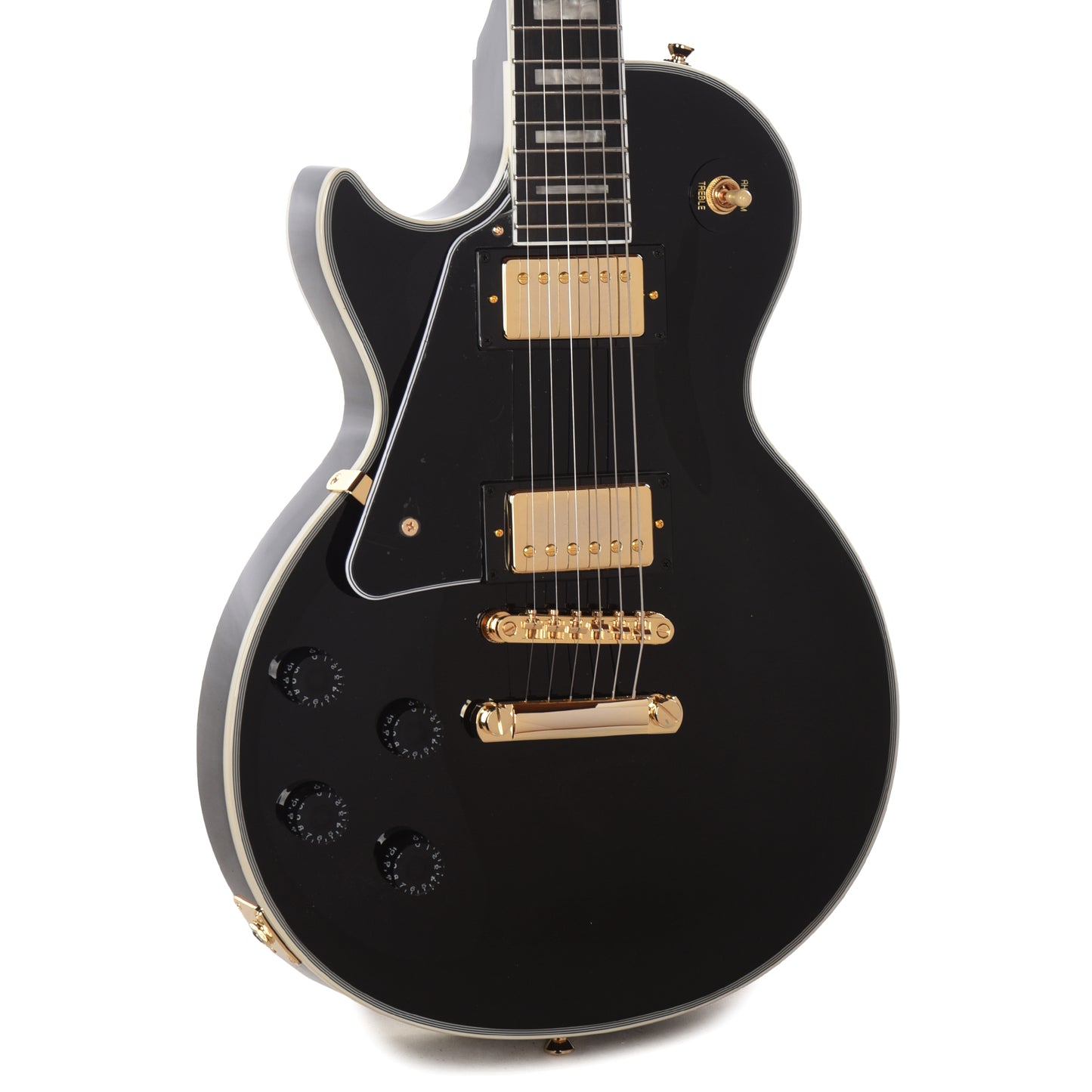 Epiphone Les Paul Custom LEFTY Ebony Electric Guitars / Solid Body