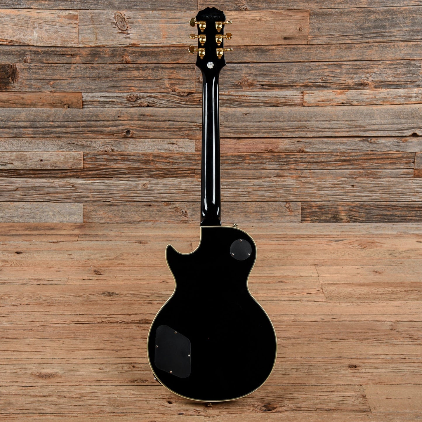 Epiphone Les Paul Custom Pro Ebony 2018 Electric Guitars / Solid Body