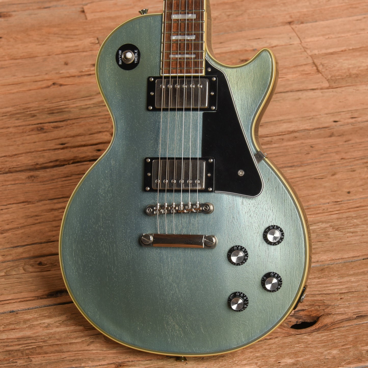Epiphone Les Paul Custom PRO TV Pelham Blue 2013 Electric Guitars / Solid Body