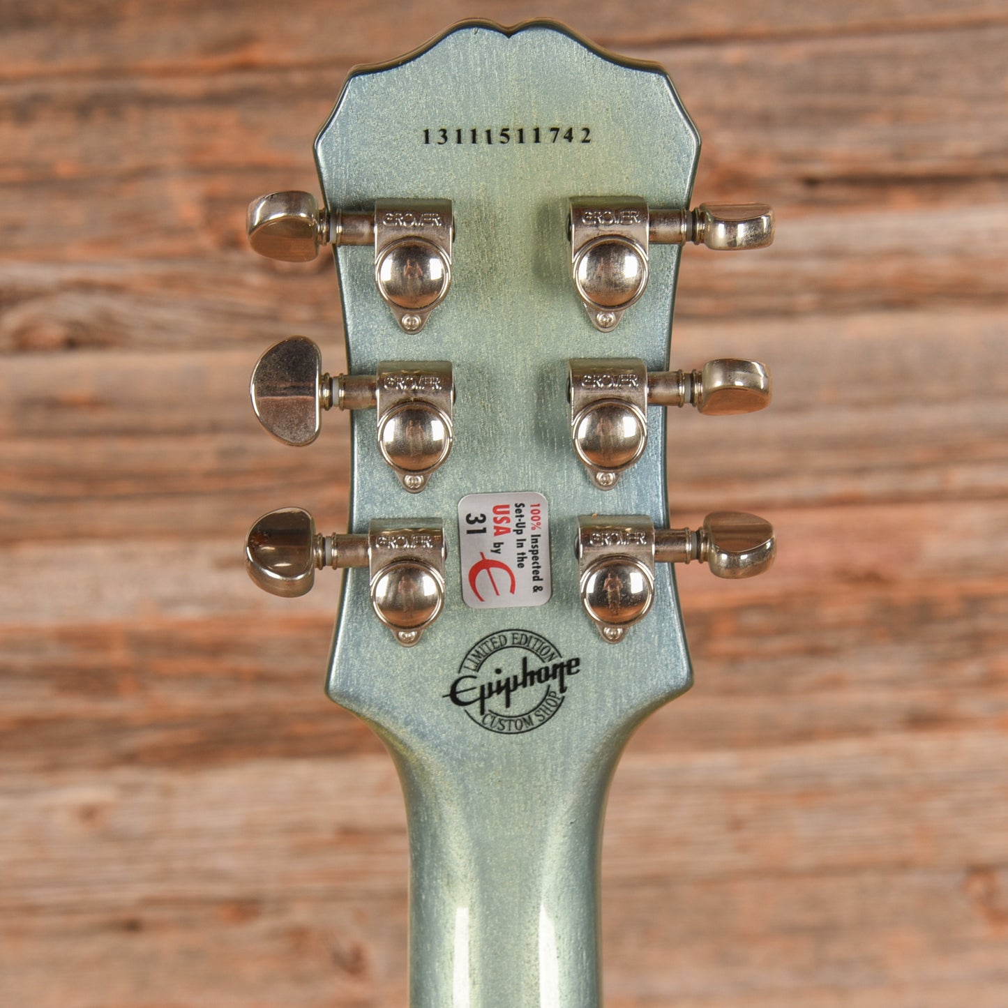 Epiphone Les Paul Custom PRO TV Pelham Blue 2013 Electric Guitars / Solid Body