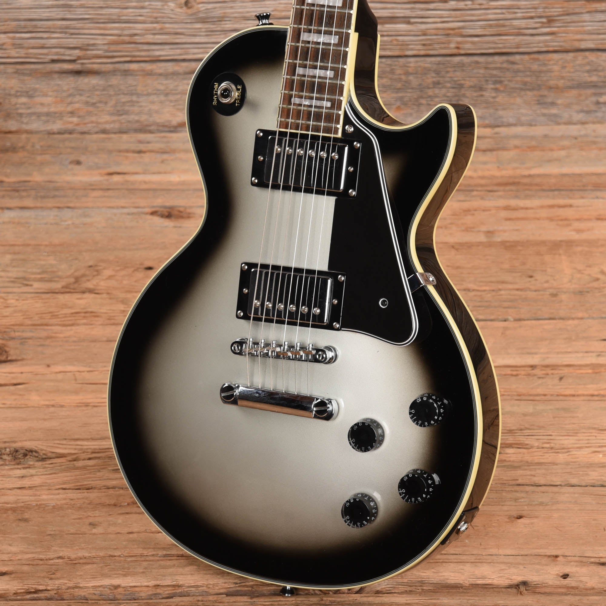 Epiphone Les Paul Custom Silverburst 2007 Electric Guitars / Solid Body