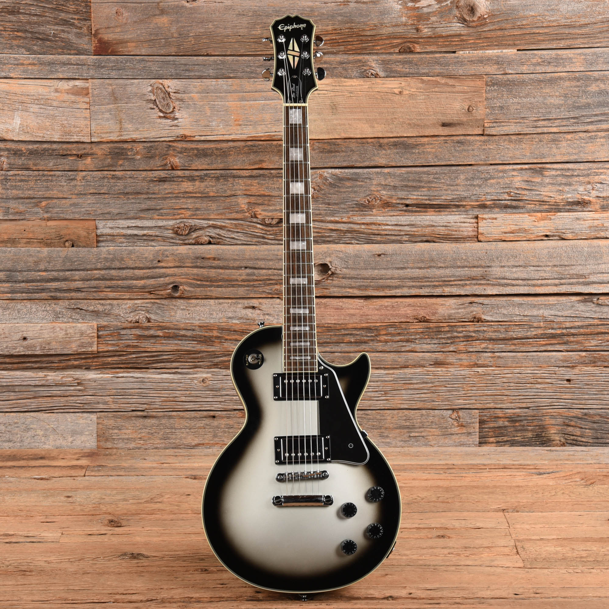 Epiphone Les Paul Custom Silverburst 2007 Electric Guitars / Solid Body