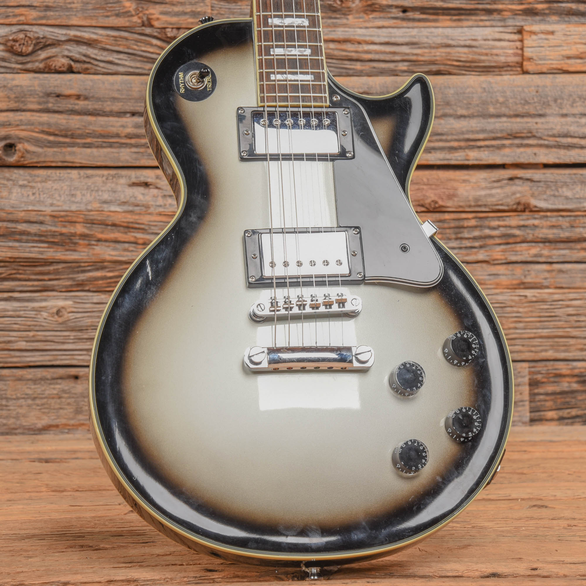 Epiphone Les Paul Custom Silverburst 2007 Electric Guitars / Solid Body