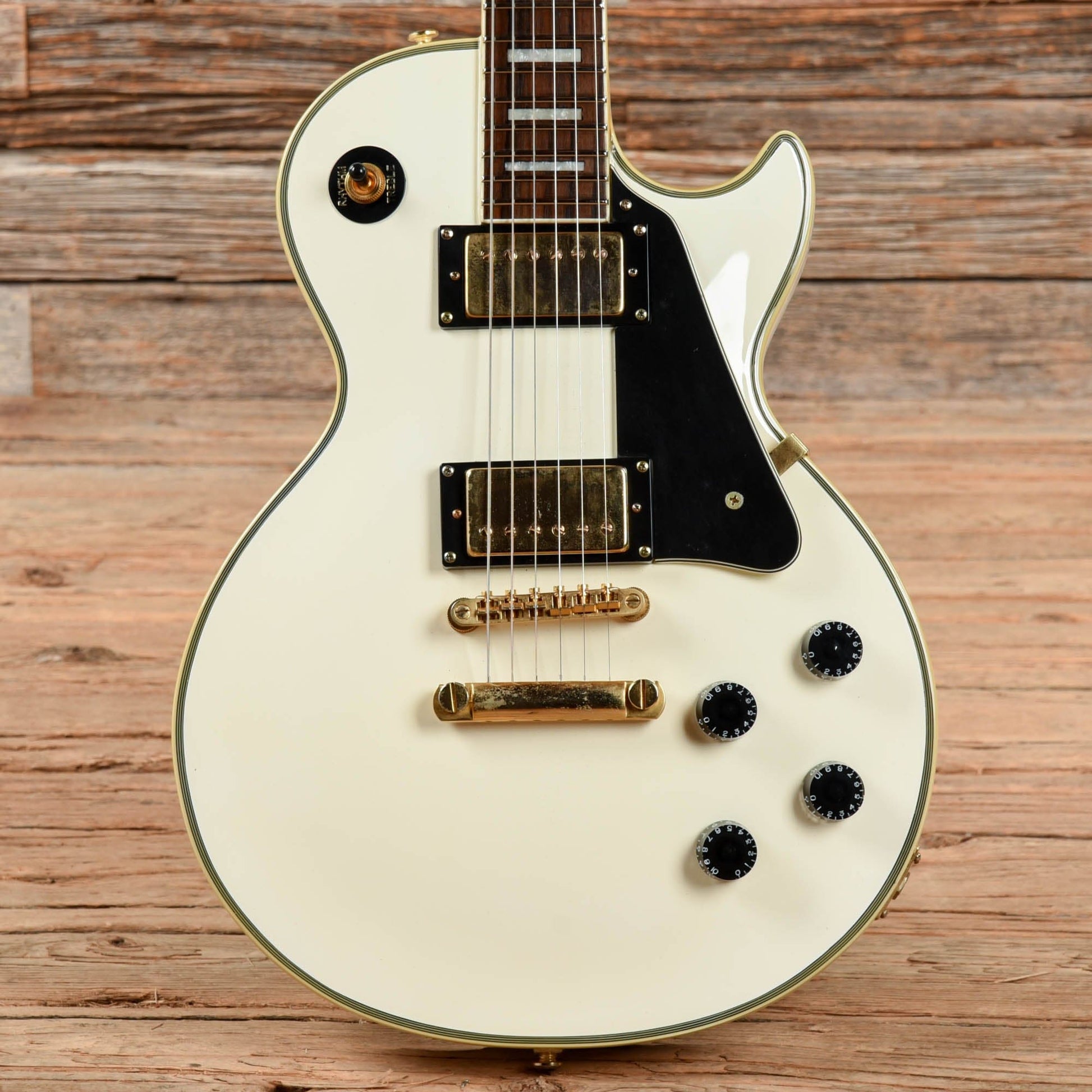 Epiphone Les Paul Custom White 1999 Electric Guitars / Solid Body