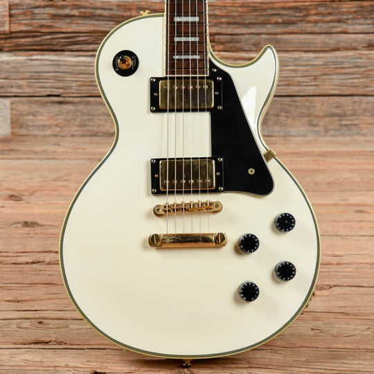 Epiphone Les Paul Custom White 1999 Electric Guitars / Solid Body
