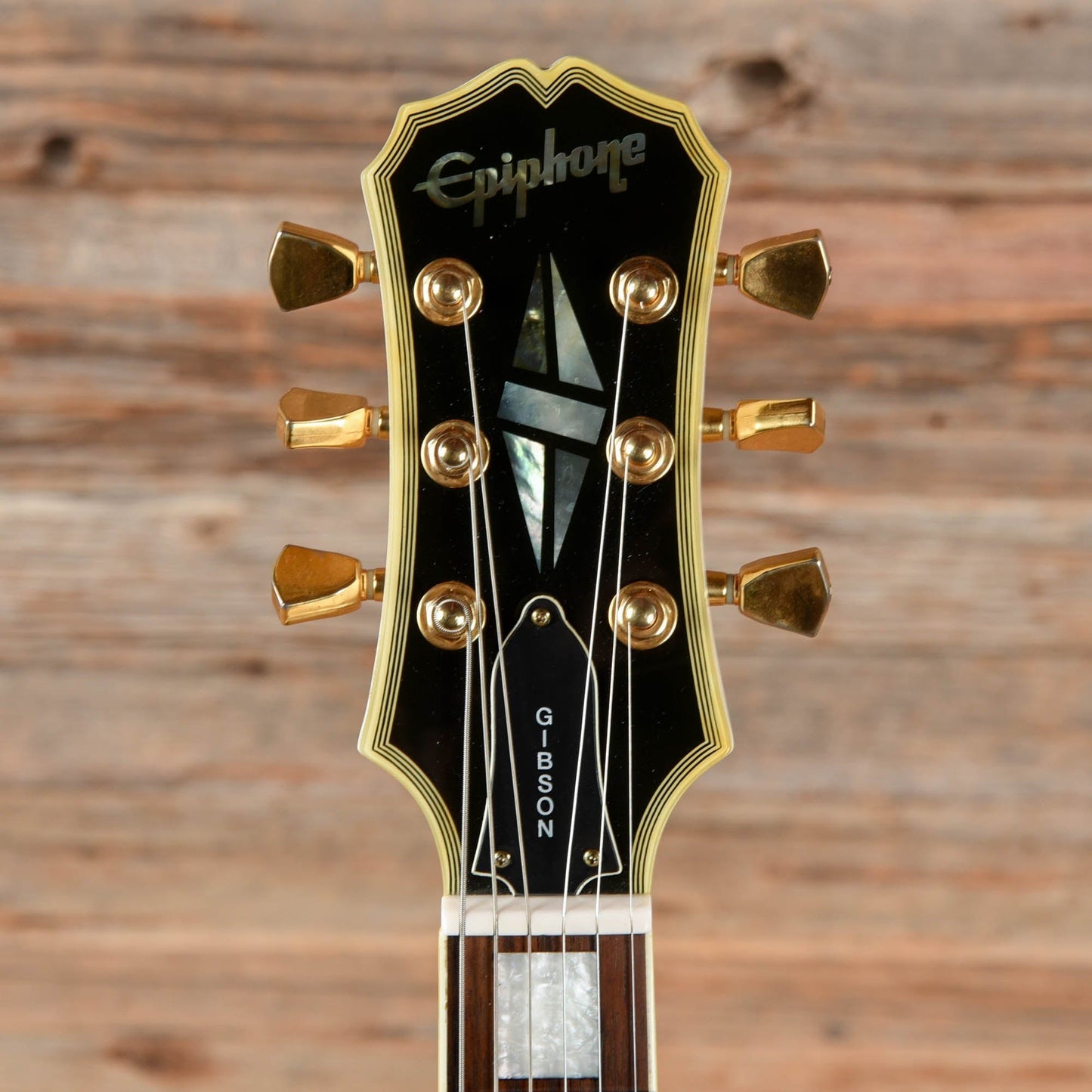 Epiphone Les Paul Custom White 1999 Electric Guitars / Solid Body