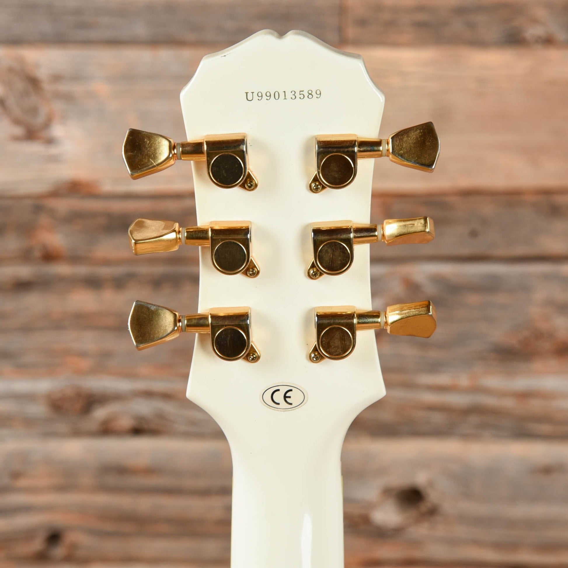 Epiphone Les Paul Custom White 1999 Electric Guitars / Solid Body