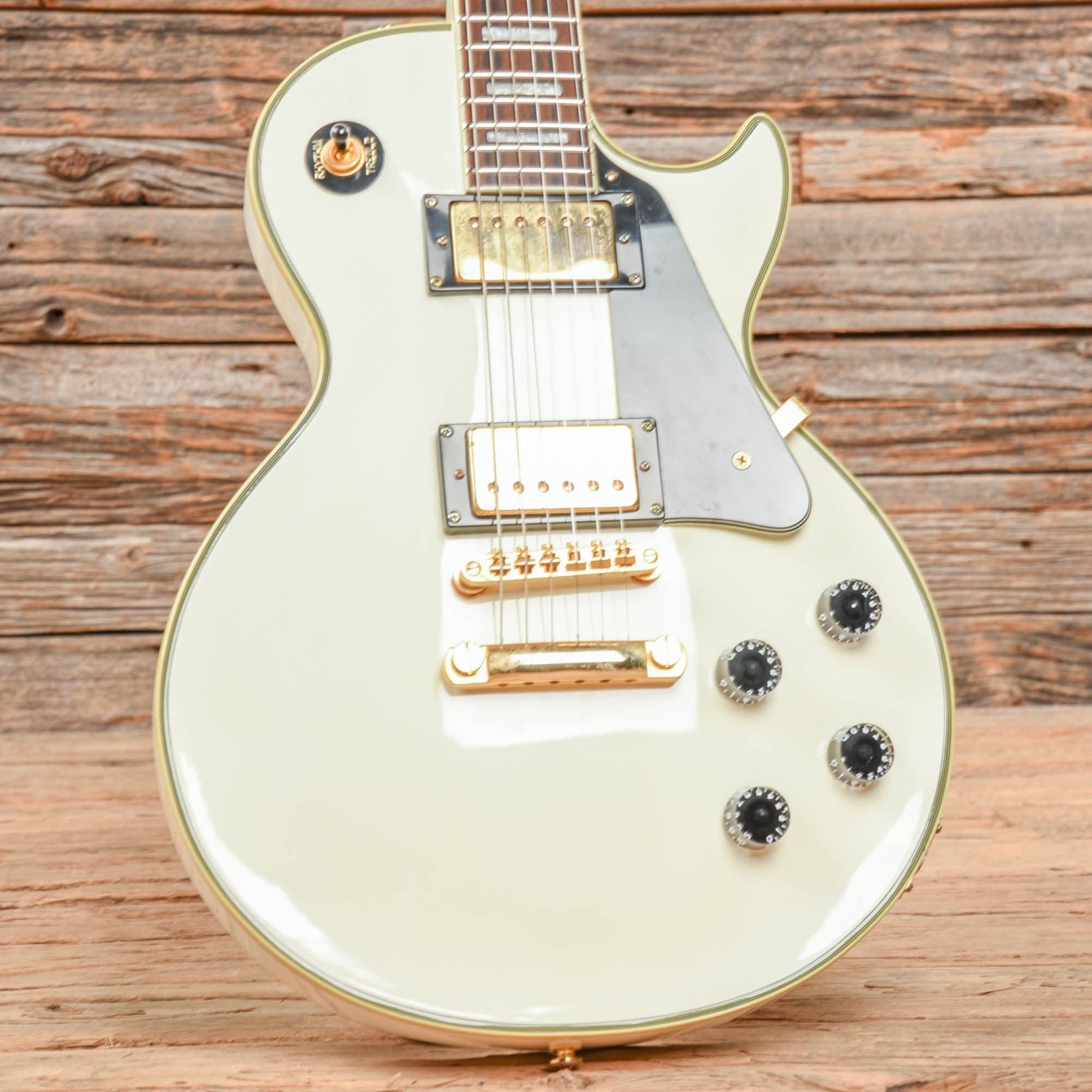 Epiphone Les Paul Custom White 1999 Electric Guitars / Solid Body
