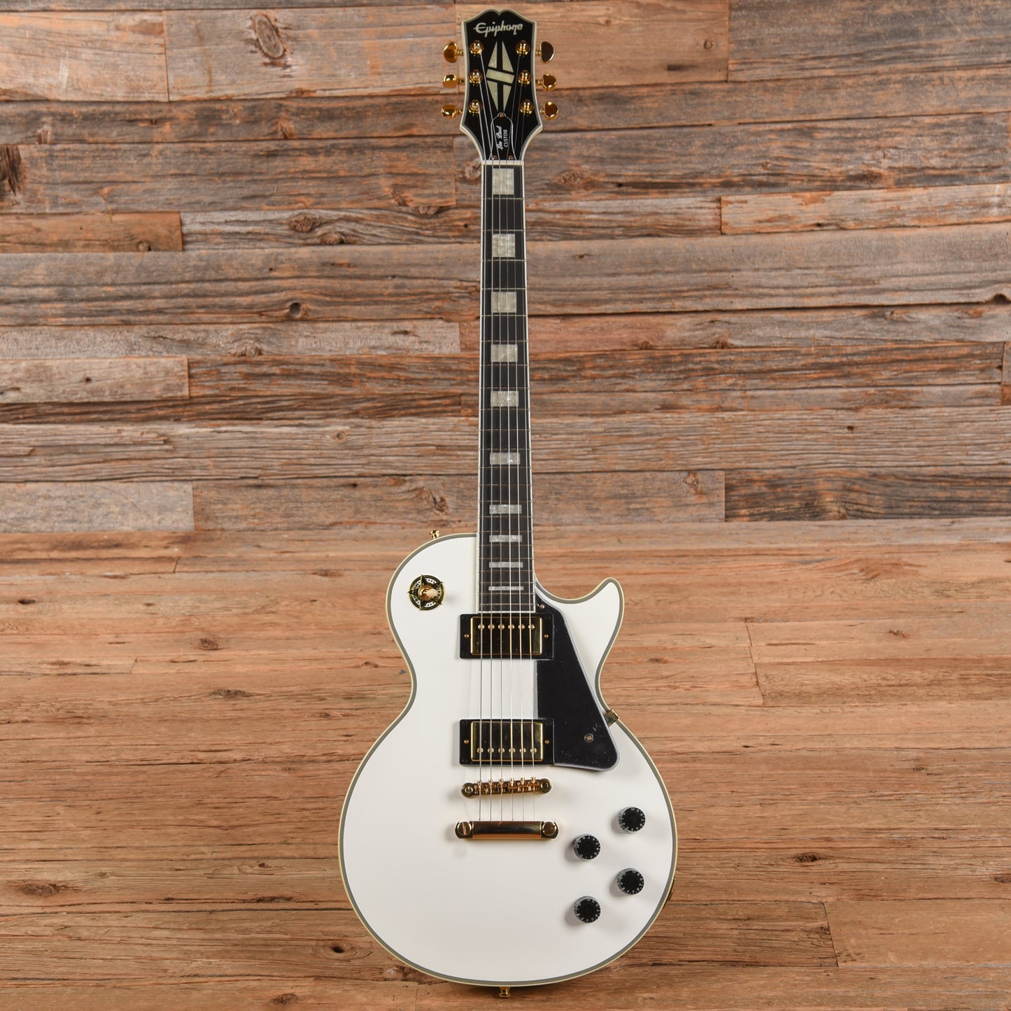 Epiphone Les Paul Custom White 2020 Electric Guitars / Solid Body