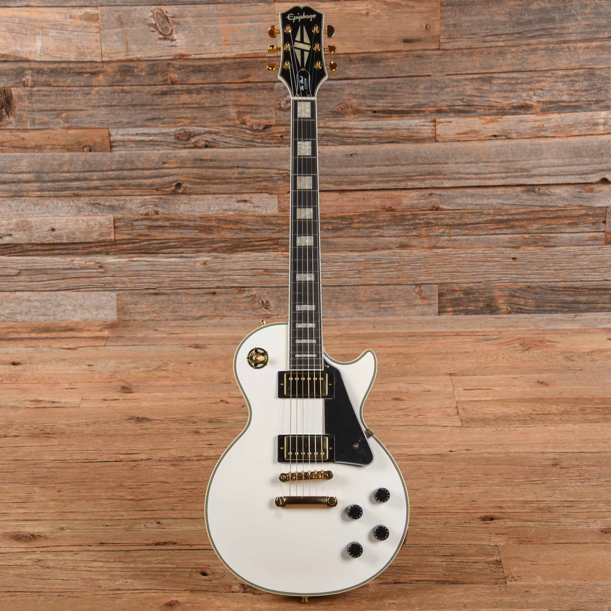 Epiphone Les Paul Custom White 2020 Electric Guitars / Solid Body