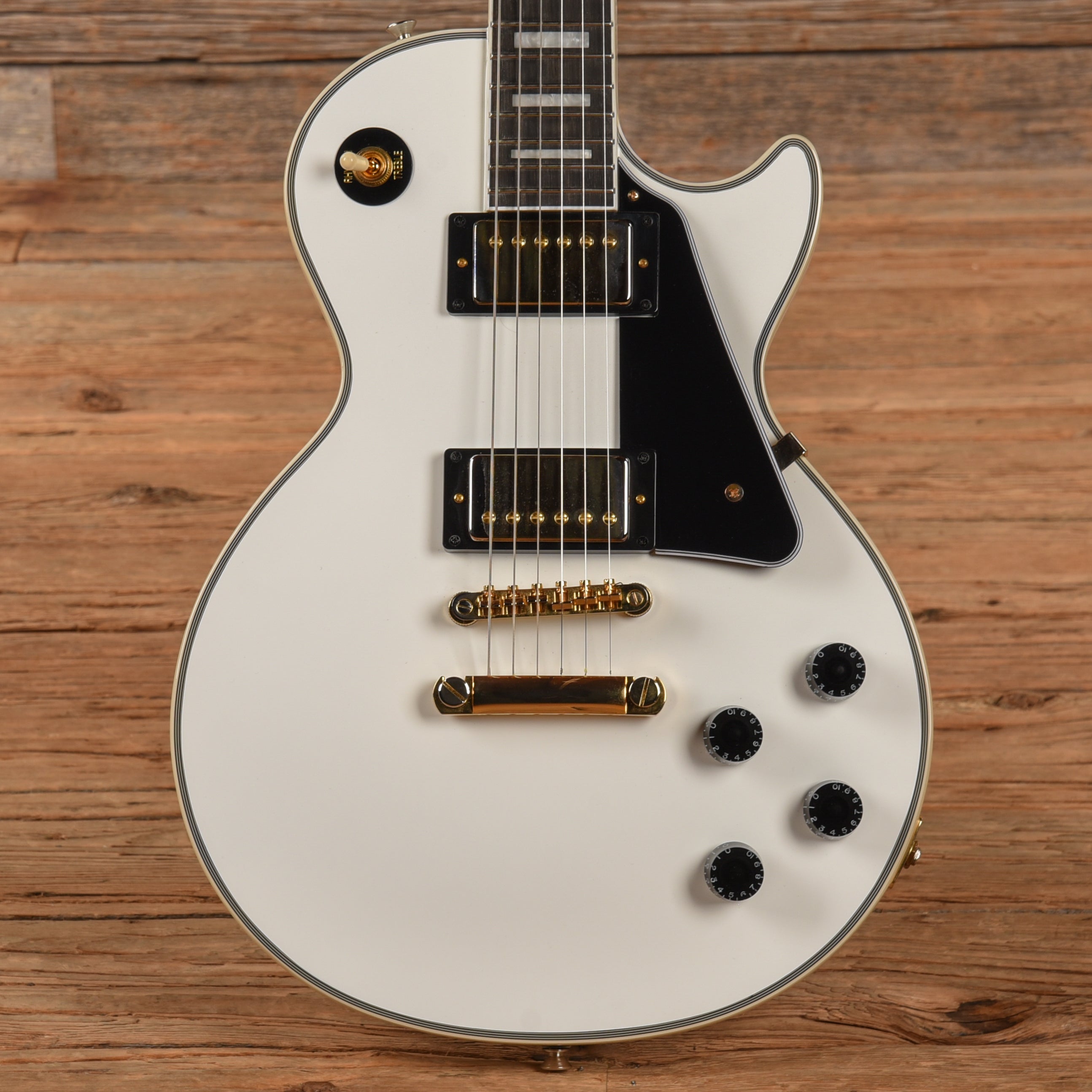 Epiphone Les Paul Custom White 2022 Electric Guitars / Solid Body