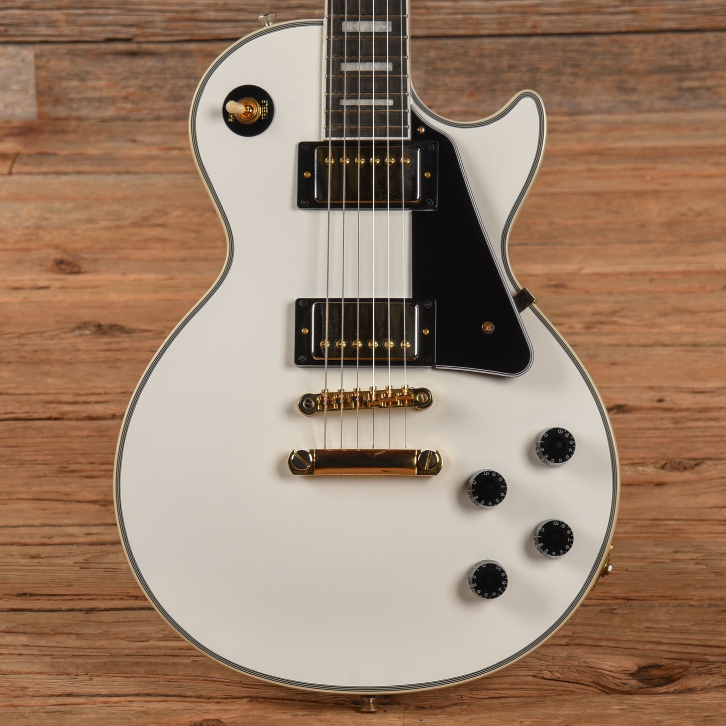 Epiphone Les Paul Custom White 2022 Electric Guitars / Solid Body