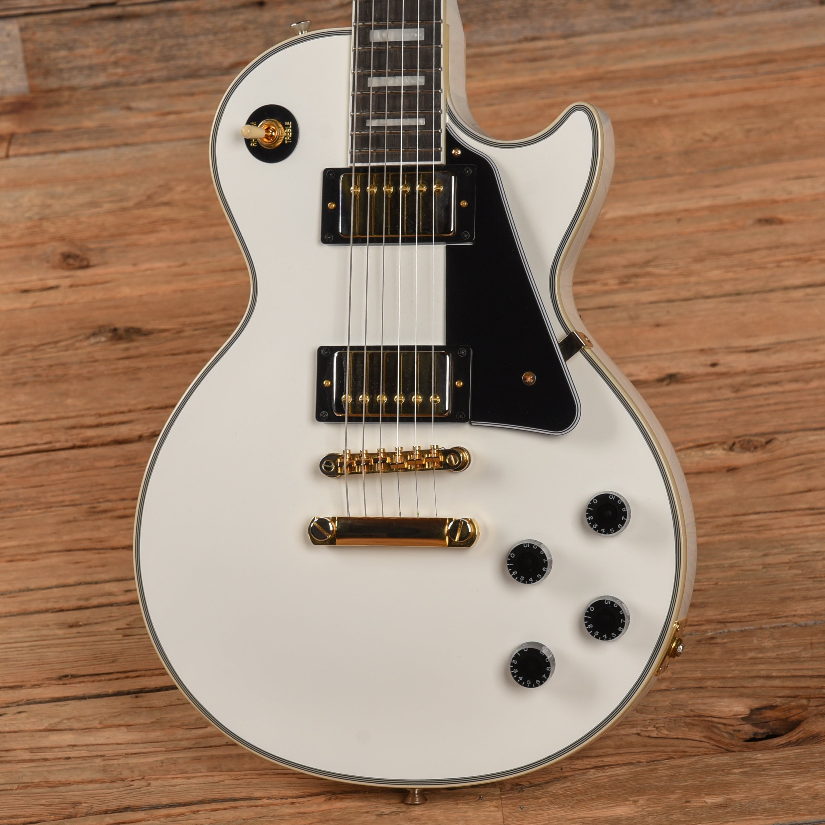 Epiphone Les Paul Custom White 2022 Electric Guitars / Solid Body