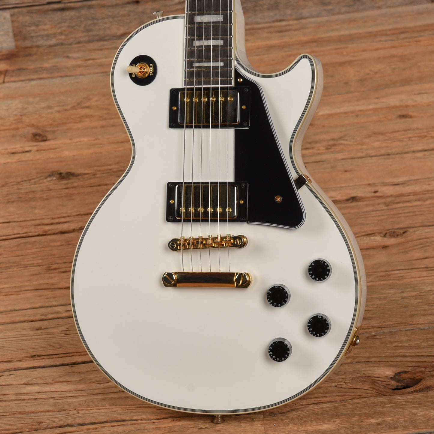 Epiphone Les Paul Custom White 2022 Electric Guitars / Solid Body
