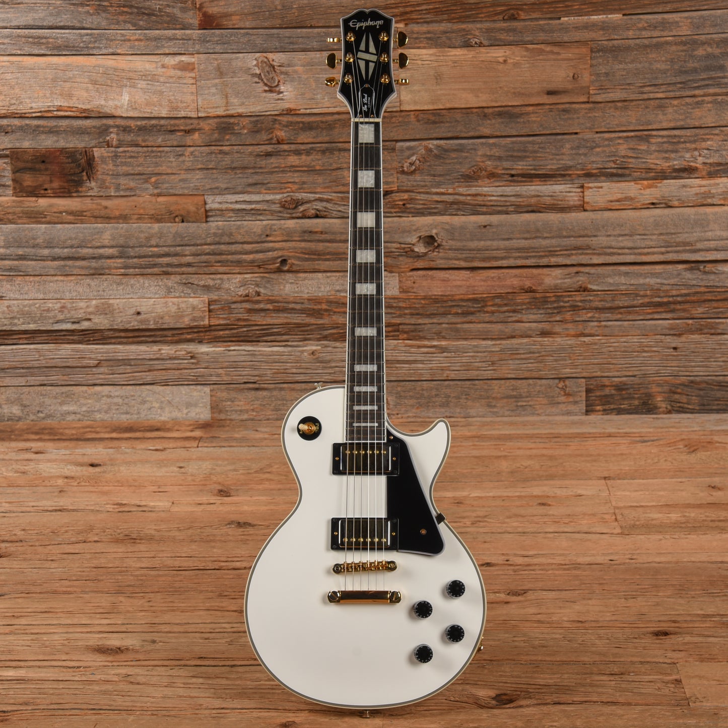 Epiphone Les Paul Custom White 2022 Electric Guitars / Solid Body