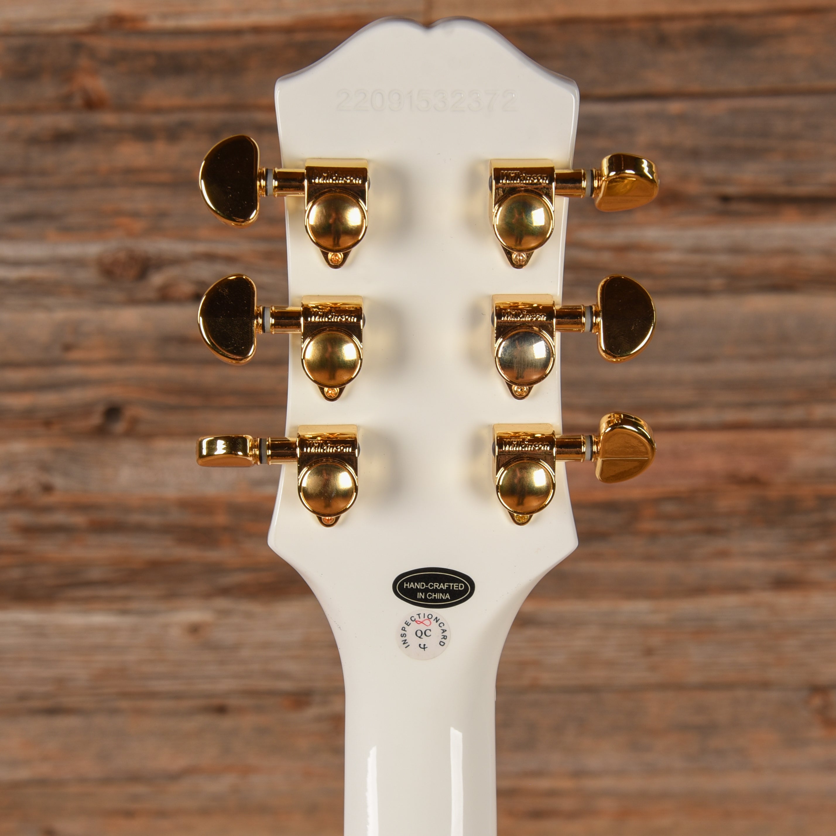 Epiphone Les Paul Custom White 2022 Electric Guitars / Solid Body