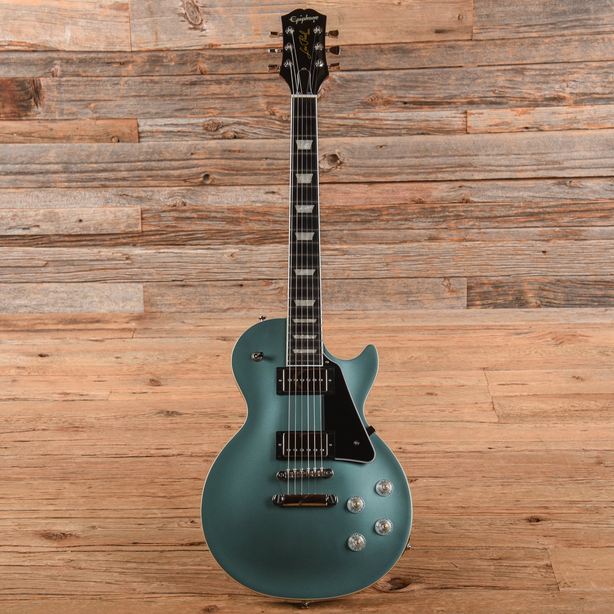 Epiphone Les Paul Modern Faded Pelham Blue 2021 Electric Guitars / Solid Body
