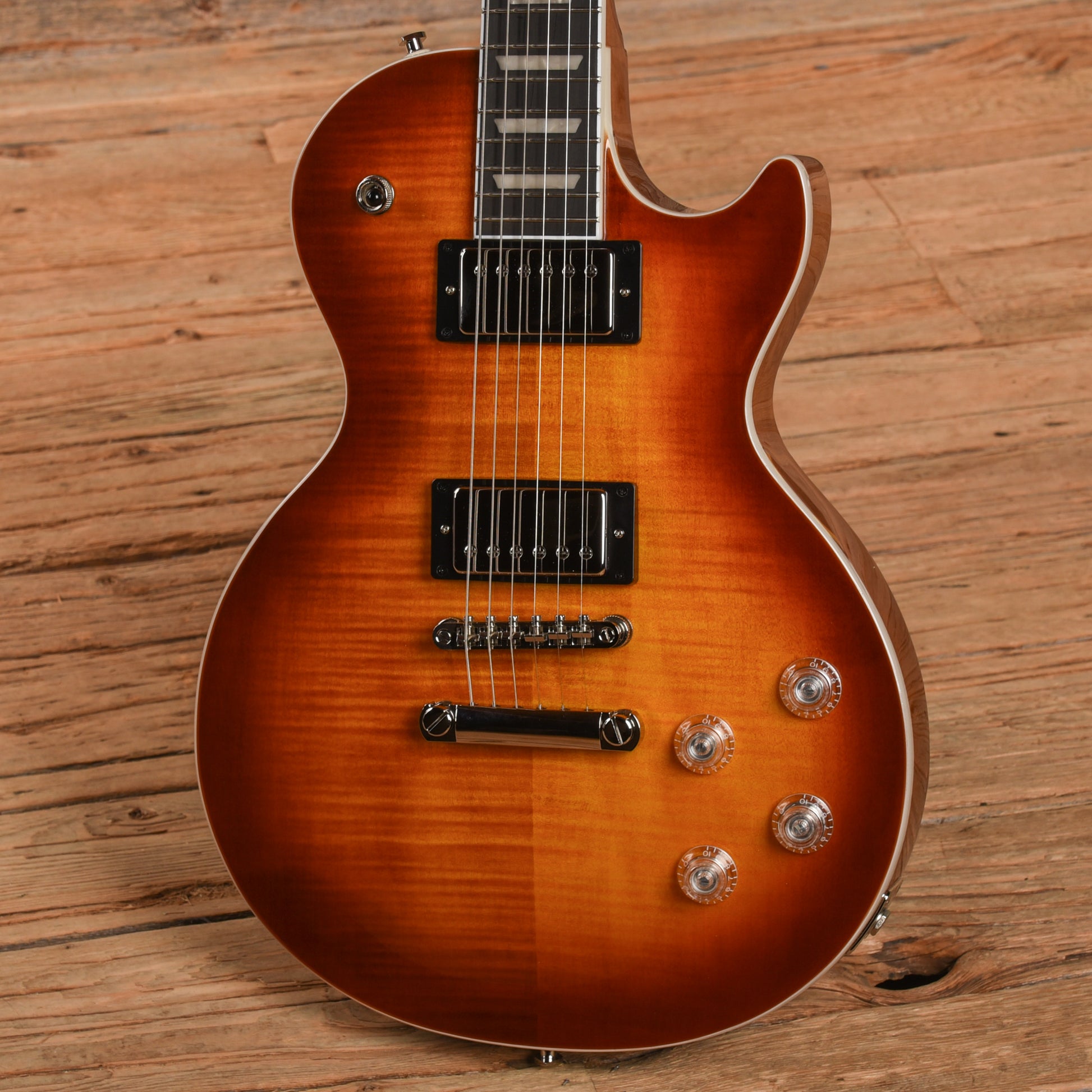 Epiphone Les Paul Modern Figured Mojave Burst Electric Guitars / Solid Body