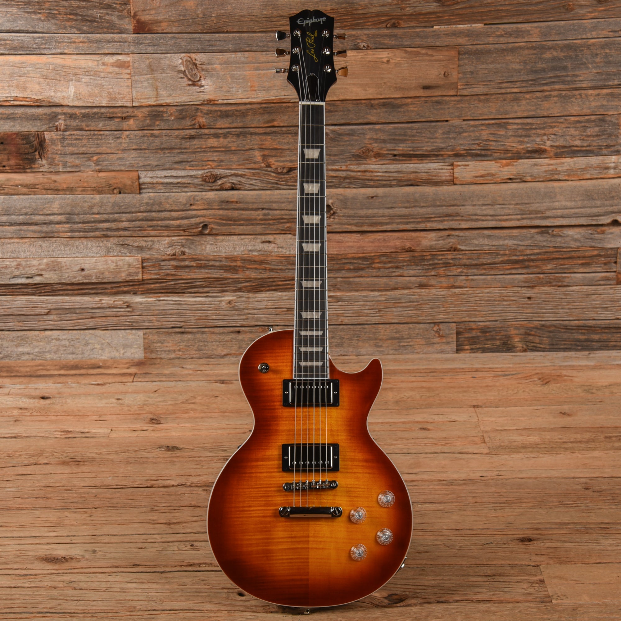 Epiphone Les Paul Modern Figured Mojave Burst Electric Guitars / Solid Body