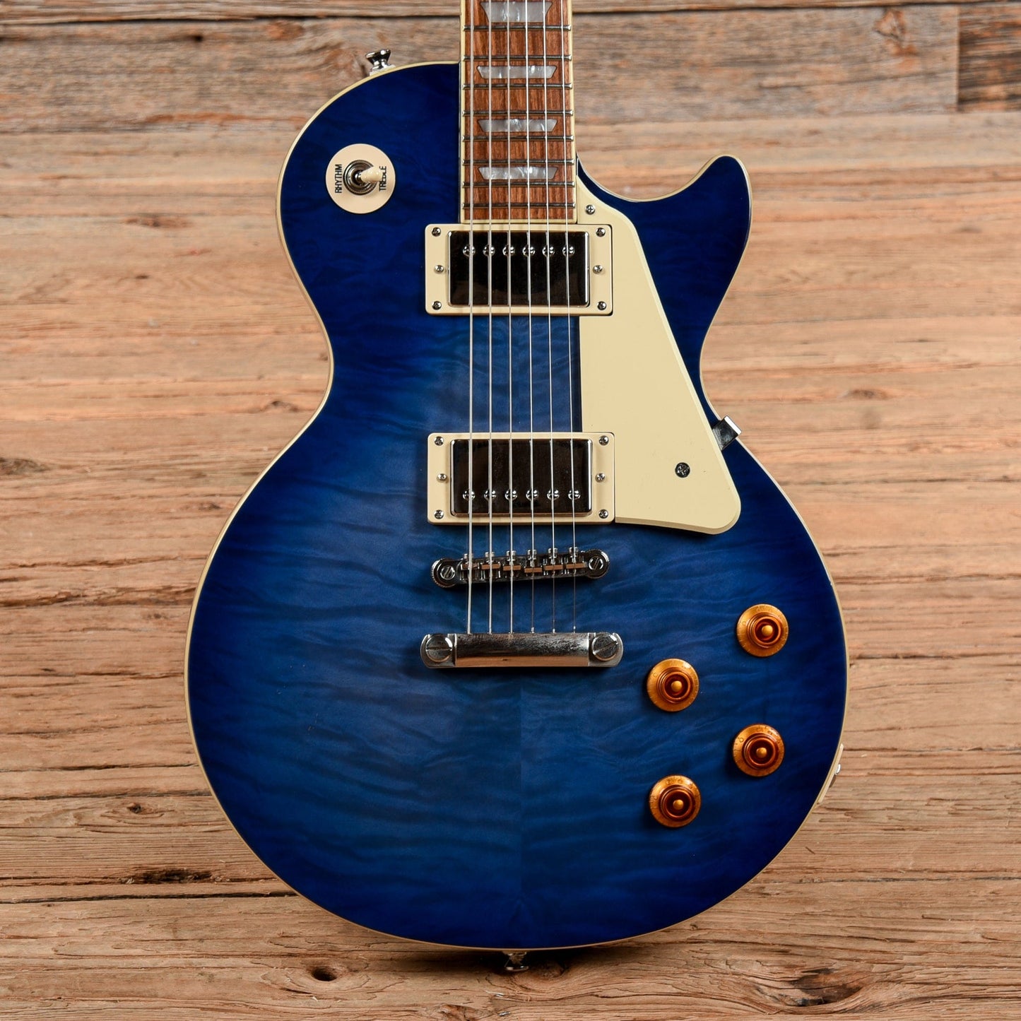 Epiphone Les Paul Plus Top Blue Burst Electric Guitars / Solid Body