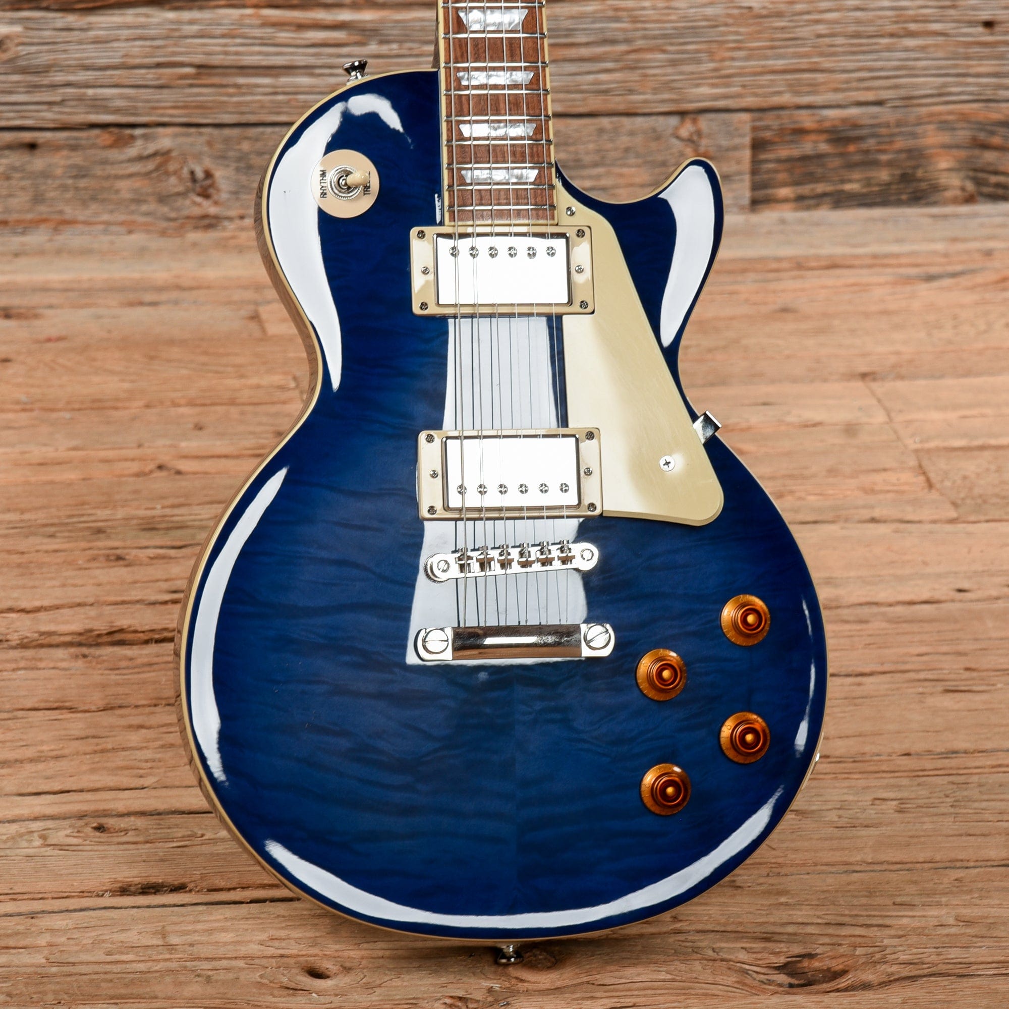 Epiphone Les Paul Plus Top Blue Burst Electric Guitars / Solid Body