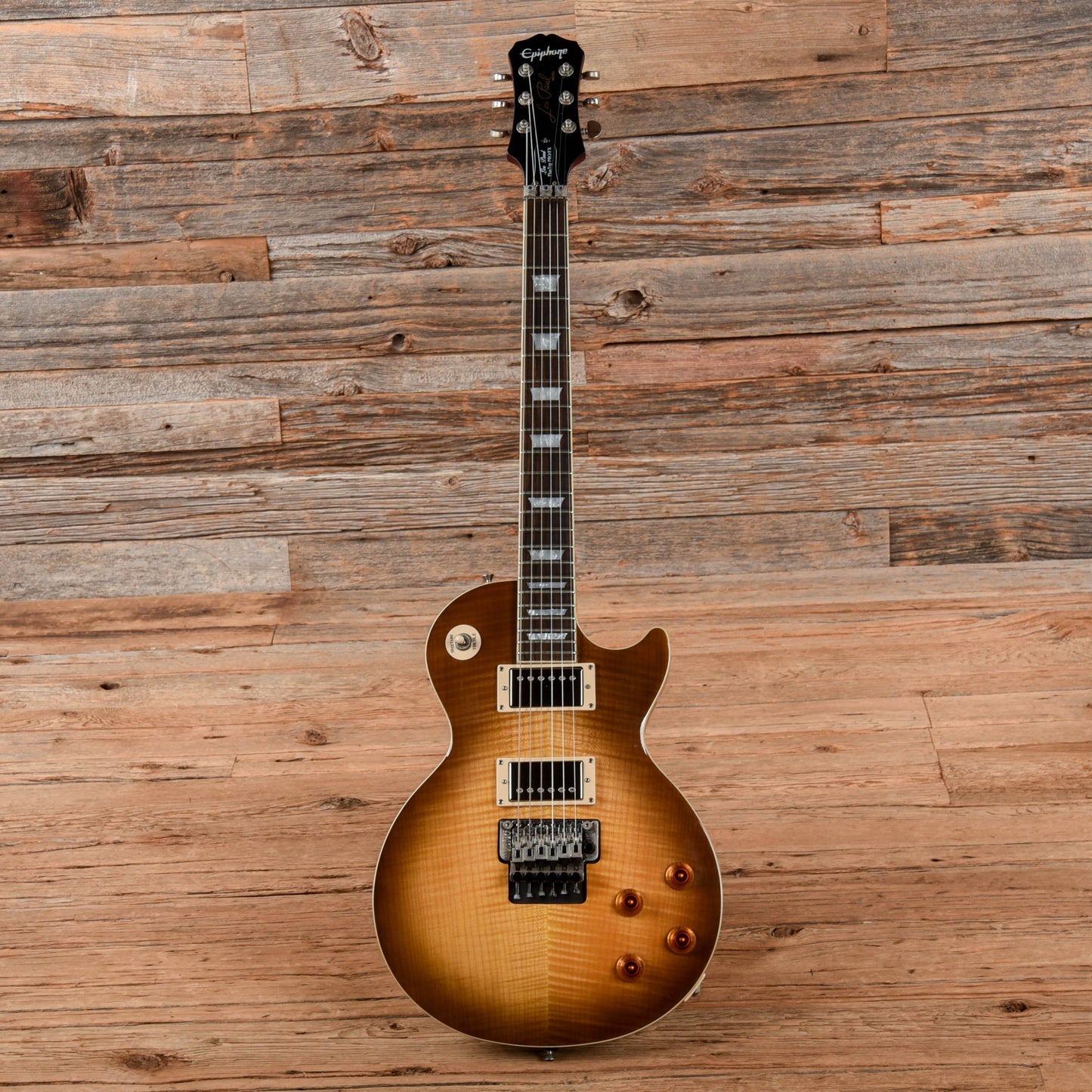 Epiphone Les Paul Plus Top Pro/FX Sunburst 2010 Electric Guitars / Solid Body