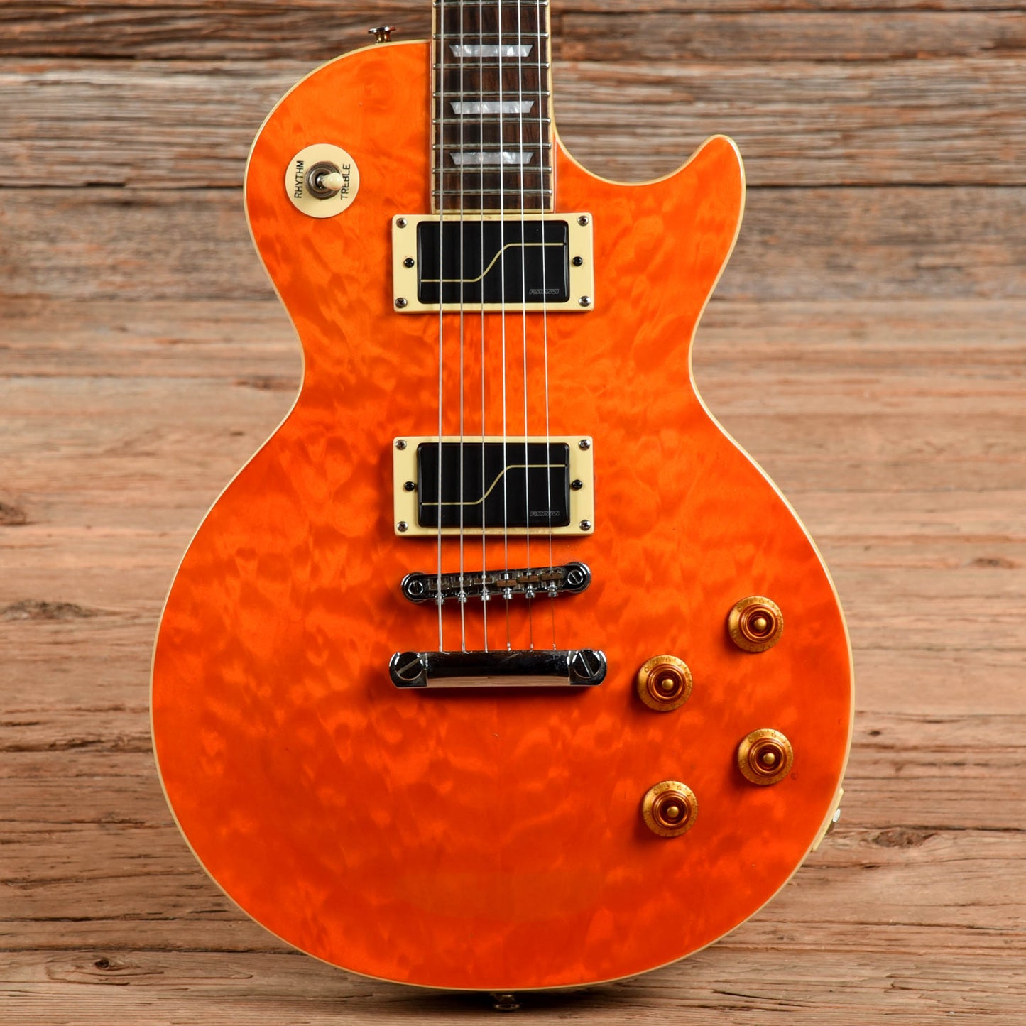 Epiphone Les Paul Quilt Top Orange 2003 Electric Guitars / Solid Body