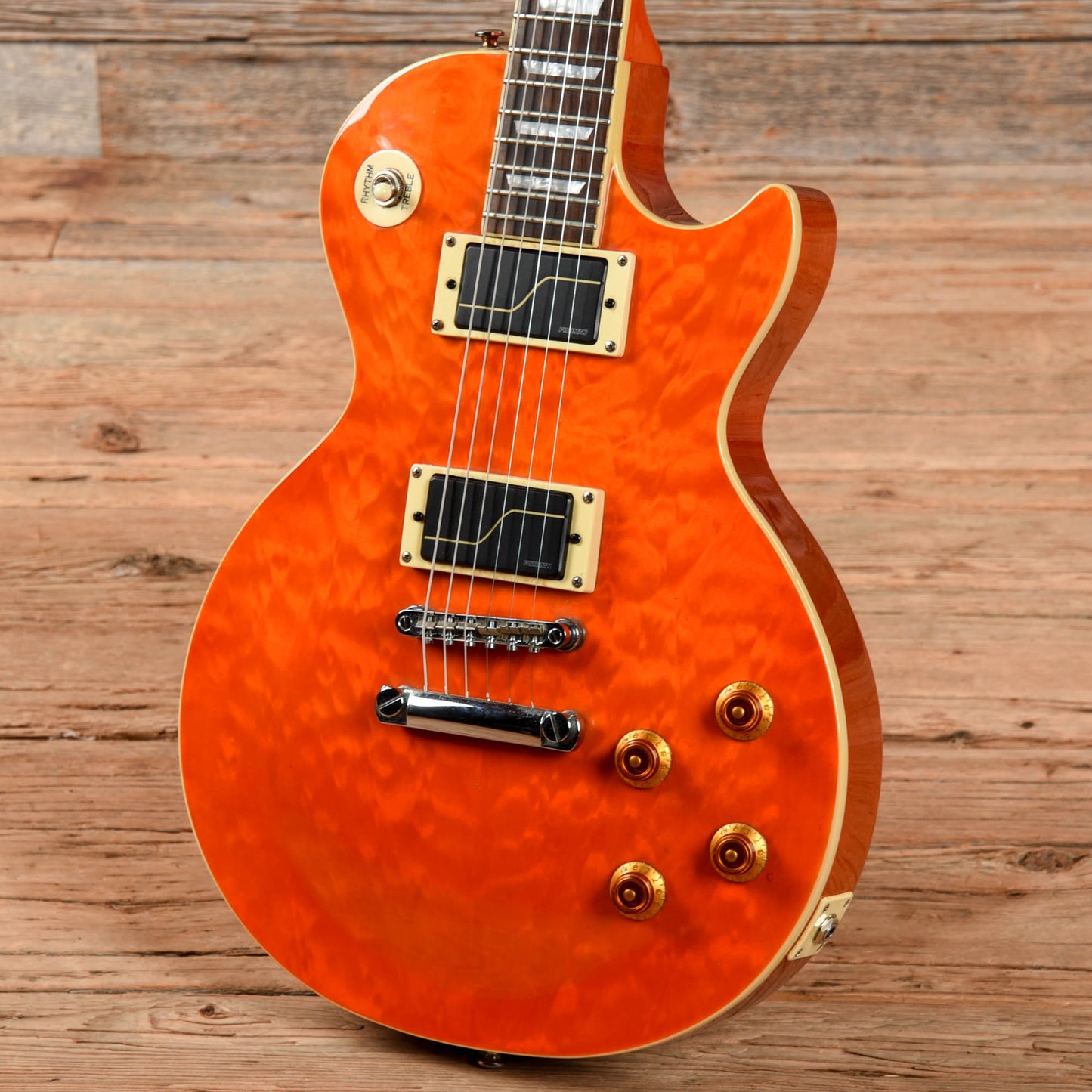 Epiphone Les Paul Quilt Top Orange 2003 Electric Guitars / Solid Body