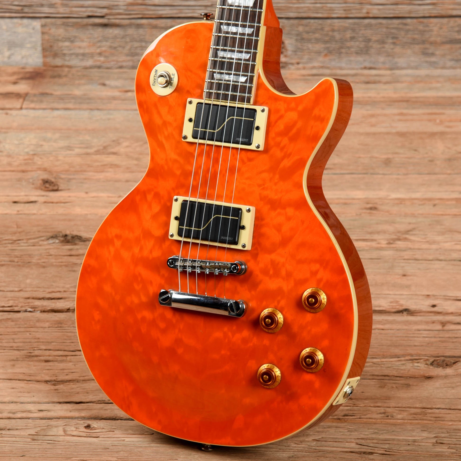 Epiphone Les Paul Quilt Top Orange 2003 Electric Guitars / Solid Body