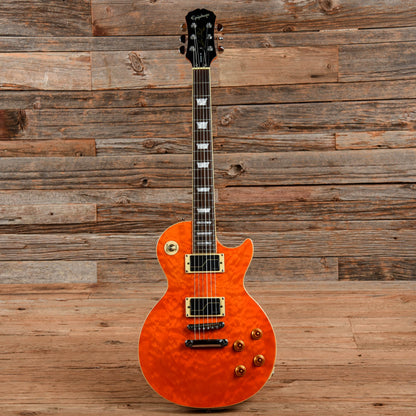 Epiphone Les Paul Quilt Top Orange 2003 Electric Guitars / Solid Body