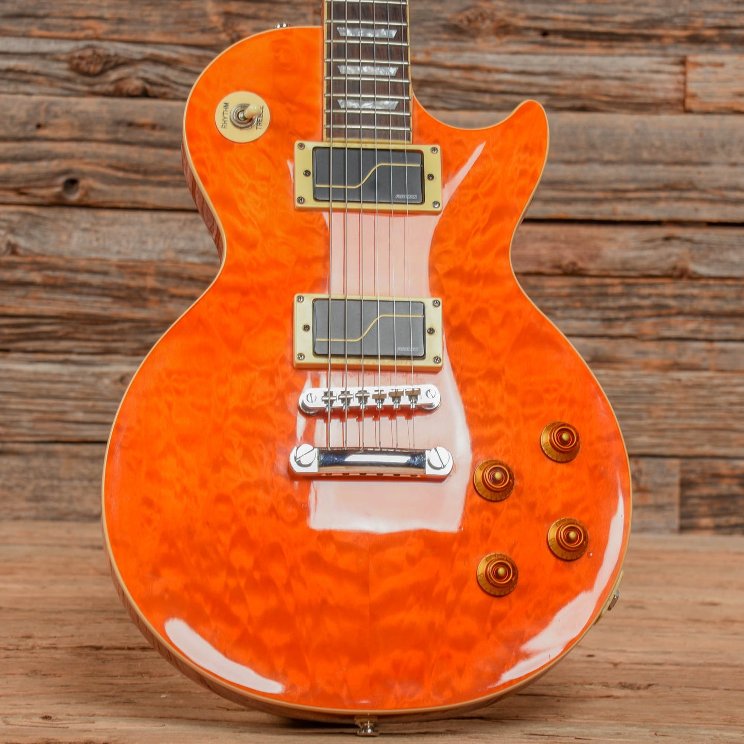 Epiphone Les Paul Quilt Top Orange 2003 Electric Guitars / Solid Body