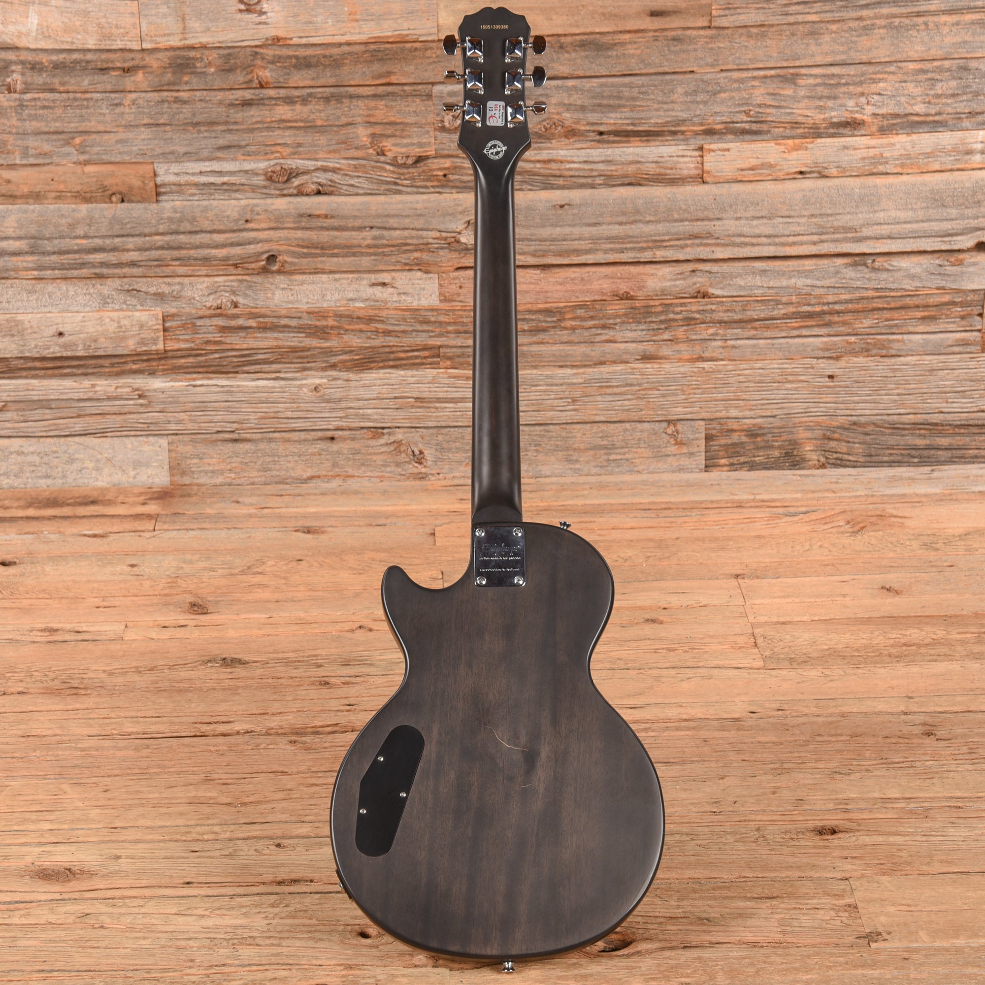 Epiphone Les Paul Special I P90 Worn Ebony 2015 Electric Guitars / Solid Body
