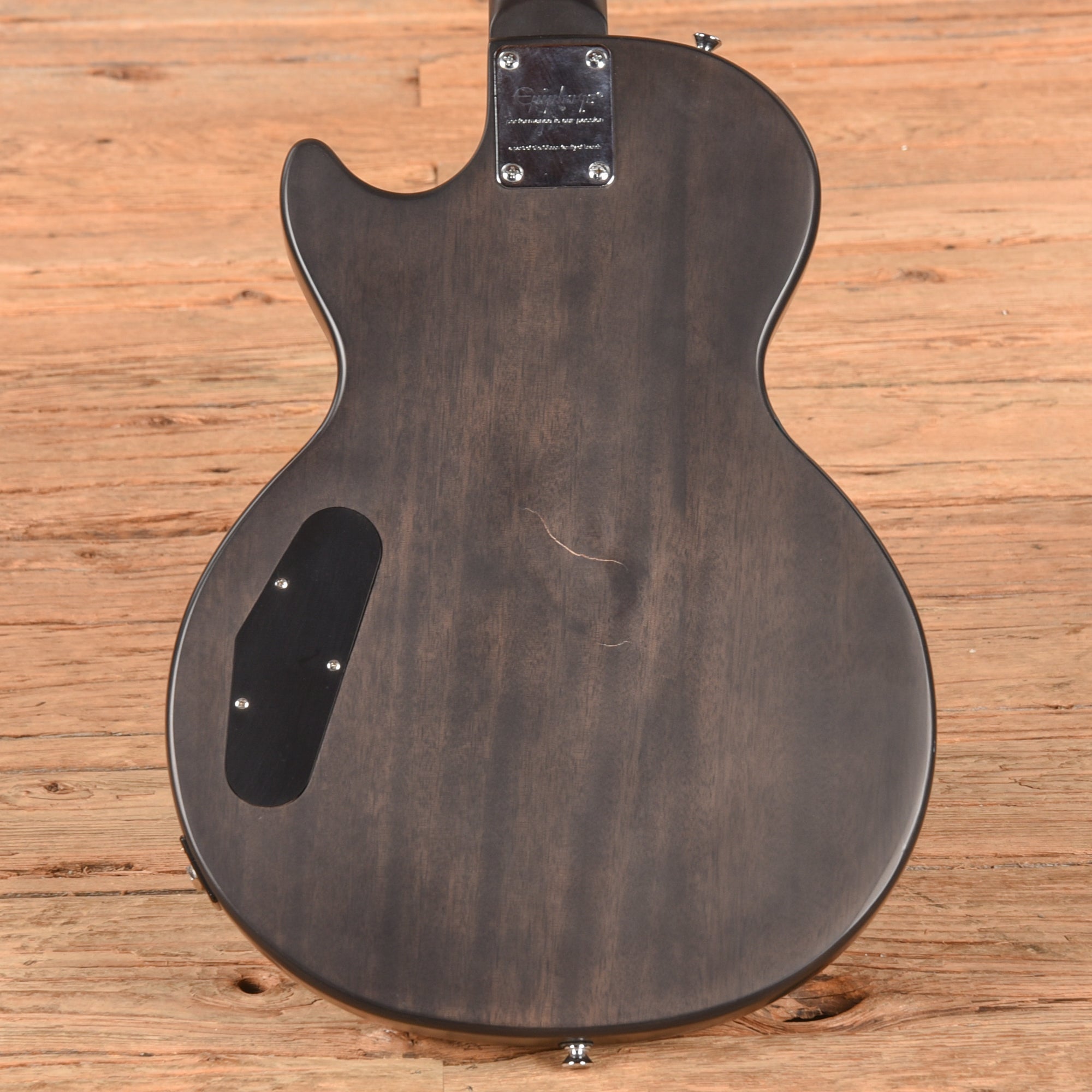 Epiphone Les Paul Special I P90 Worn Ebony 2015 Electric Guitars / Solid Body