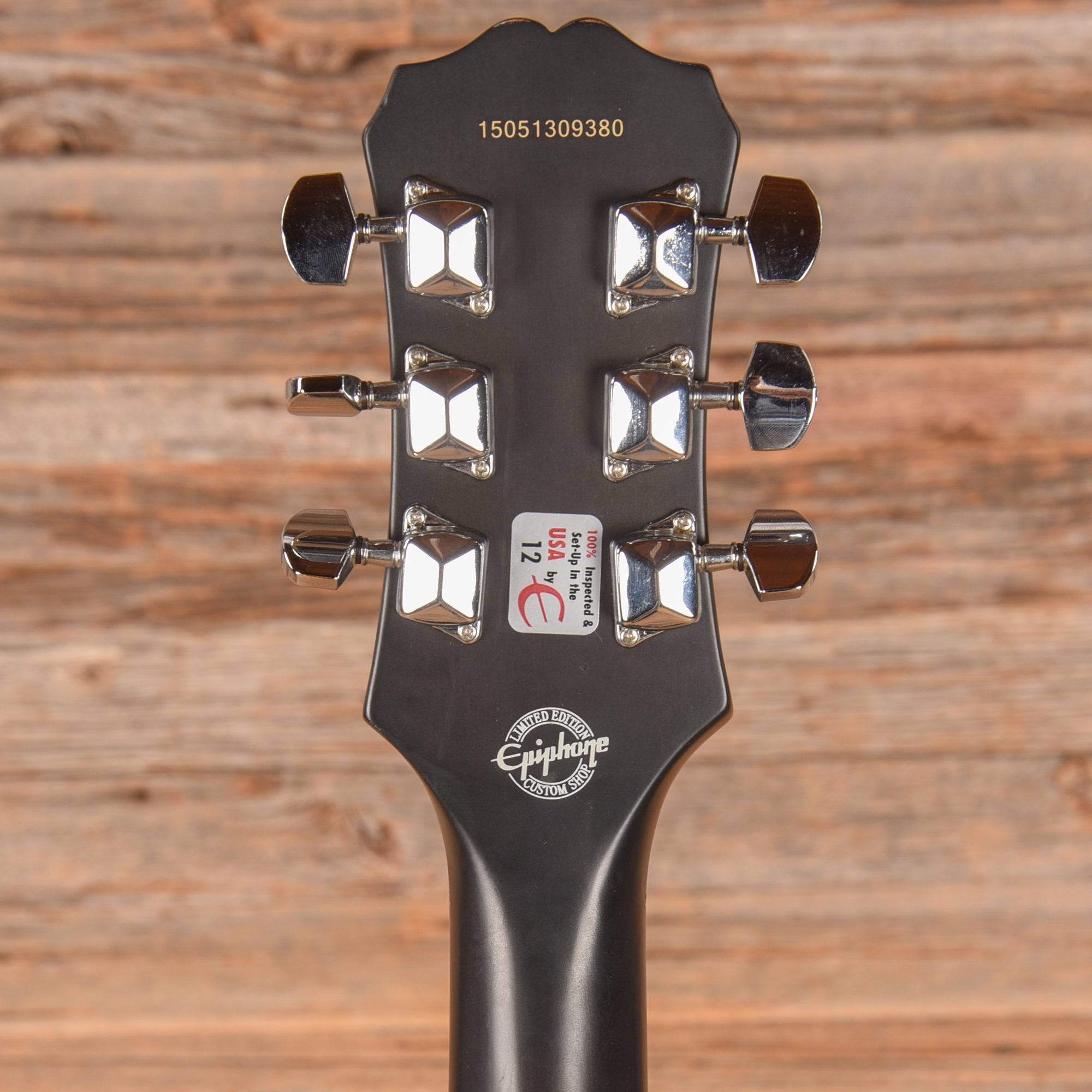 Epiphone Les Paul Special I P90 Worn Ebony 2015 Electric Guitars / Solid Body
