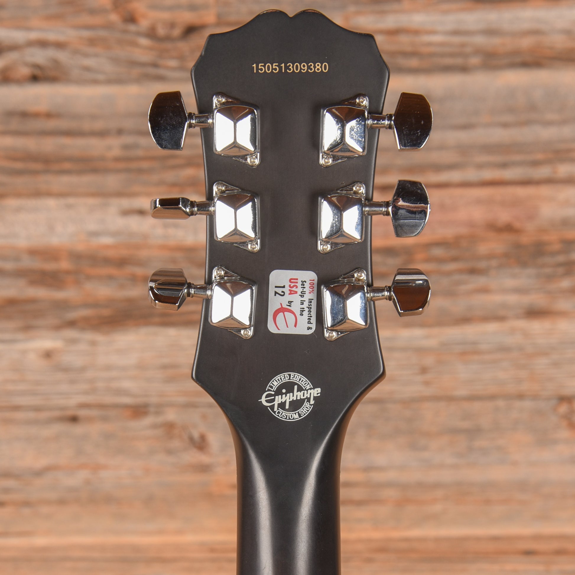 Epiphone Les Paul Special I P90 Worn Ebony 2015 Electric Guitars / Solid Body