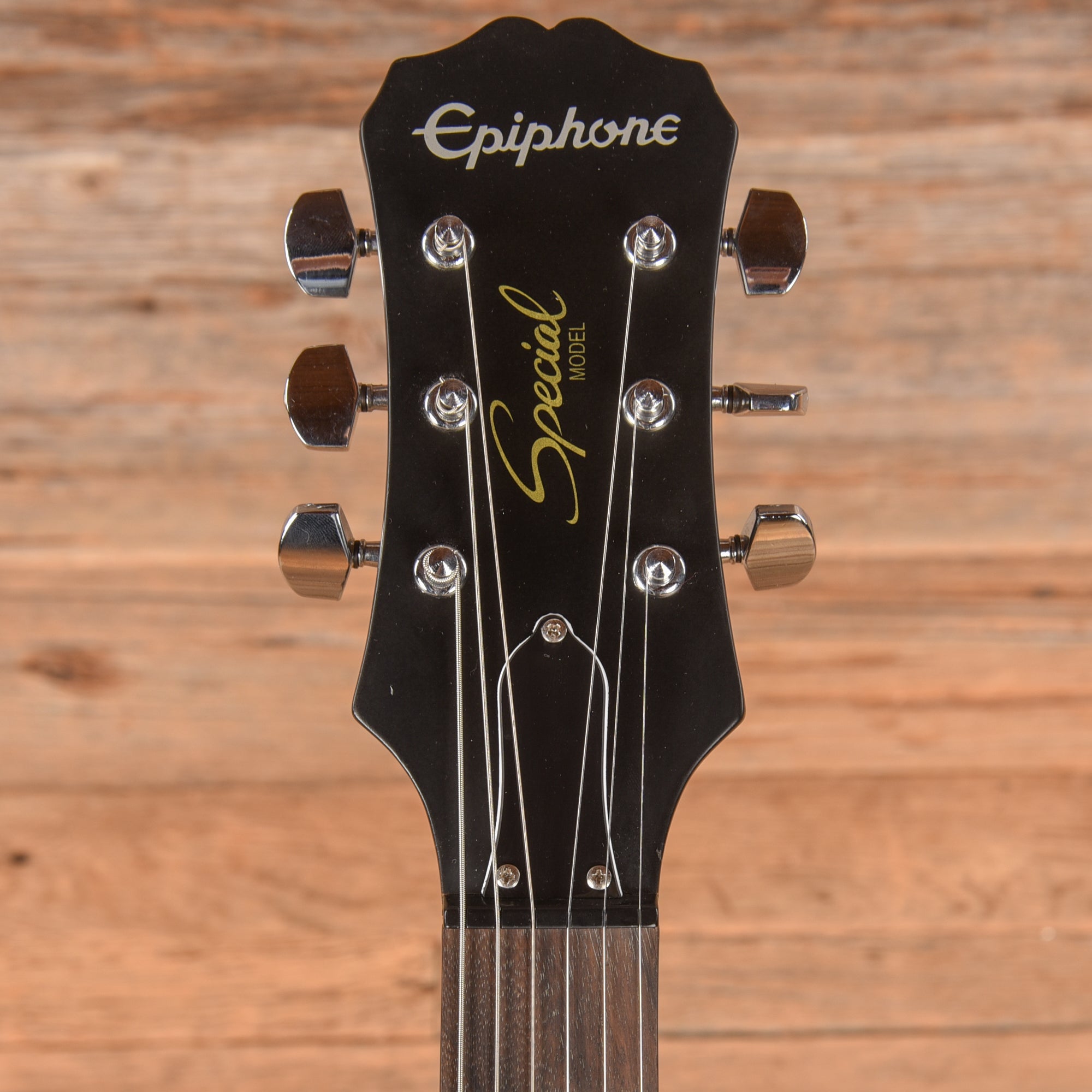 Epiphone Les Paul Special I P90 Worn Ebony 2015 Electric Guitars / Solid Body